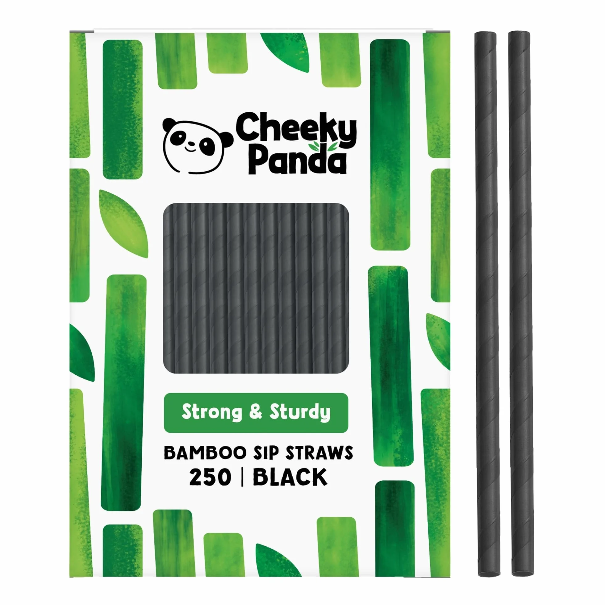 Cheeky Panda Nere Bamboo Cocktail - 250 Cannucce da 140mm