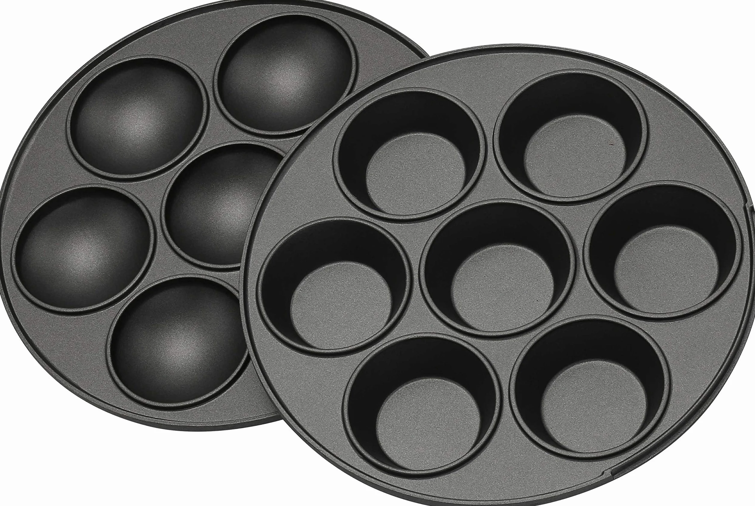 Melissa 3 in1 Donut Muffin e Popcake Maker 3 piastre intercambiabili, Rosso Metallizzato