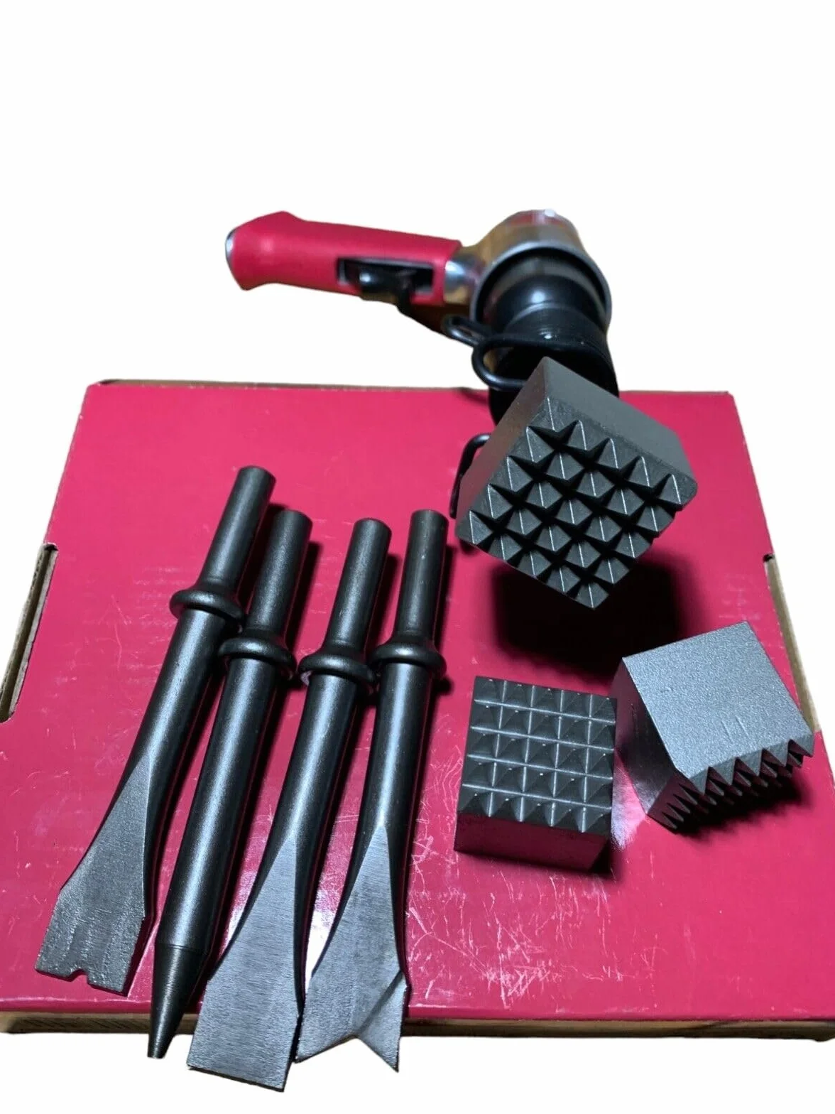 BOCCIARDA 3 PEZZI2,5X2,5CM 3X3CM 3,5X3,5CM CON PISTOLA AD ARIA