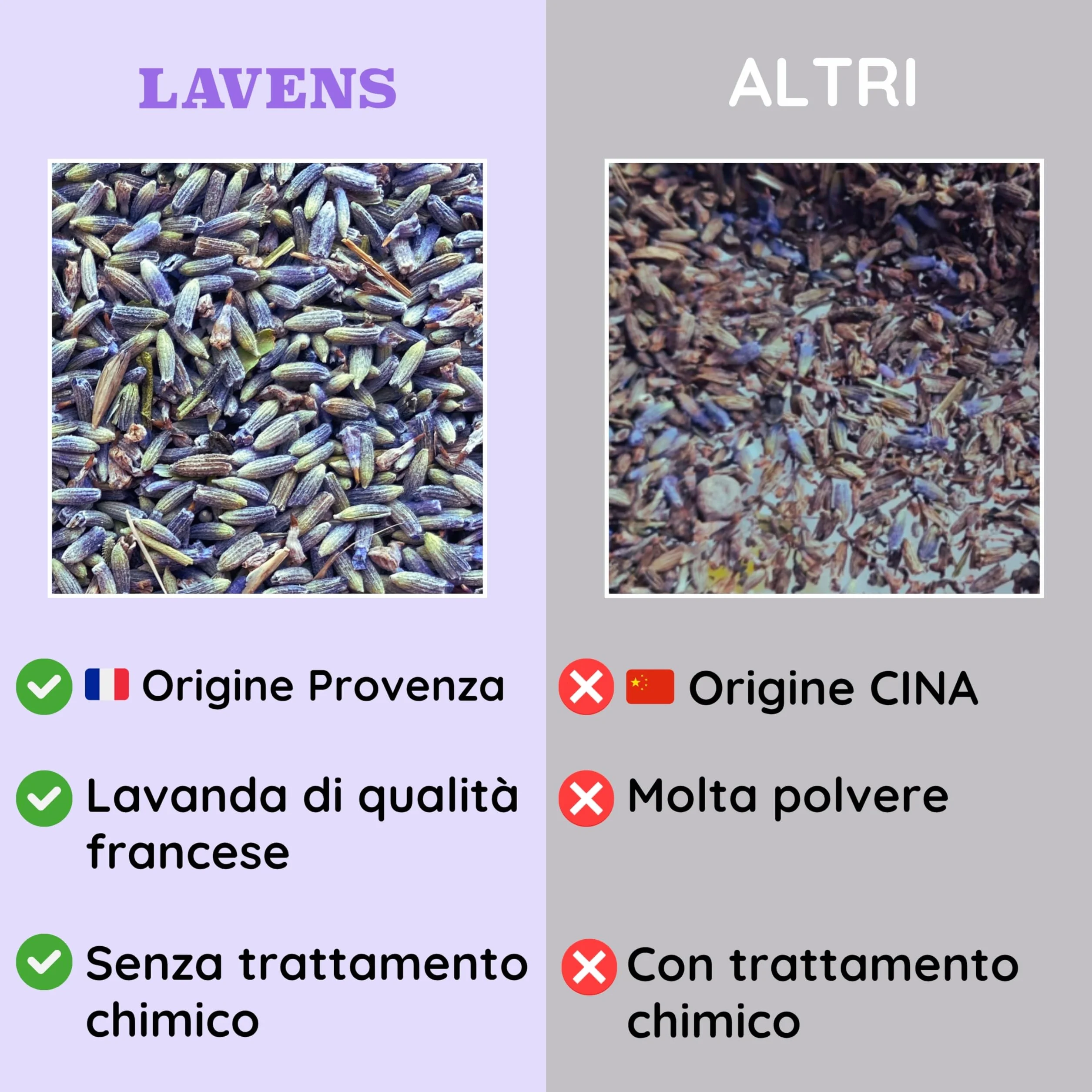 Sacchetti profumati alla lavanda Provenza Francia - Bustina per guardaroba biancheria ripostiglio
