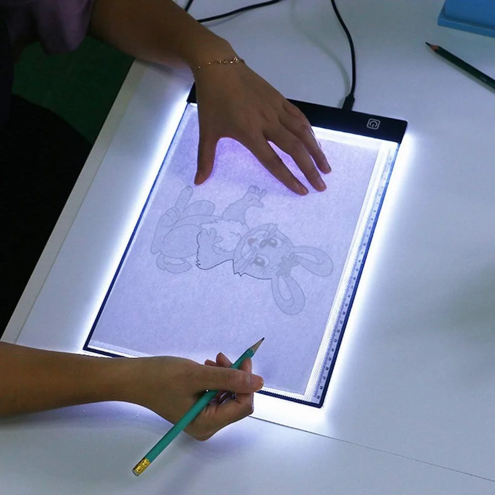 Stone TH Tavoletta Luminosa A4 per Disegno, Tavola Luminosa Led, Lavagna Luminosa per Disegnare Schizzi, Gli Artisti, Animazione