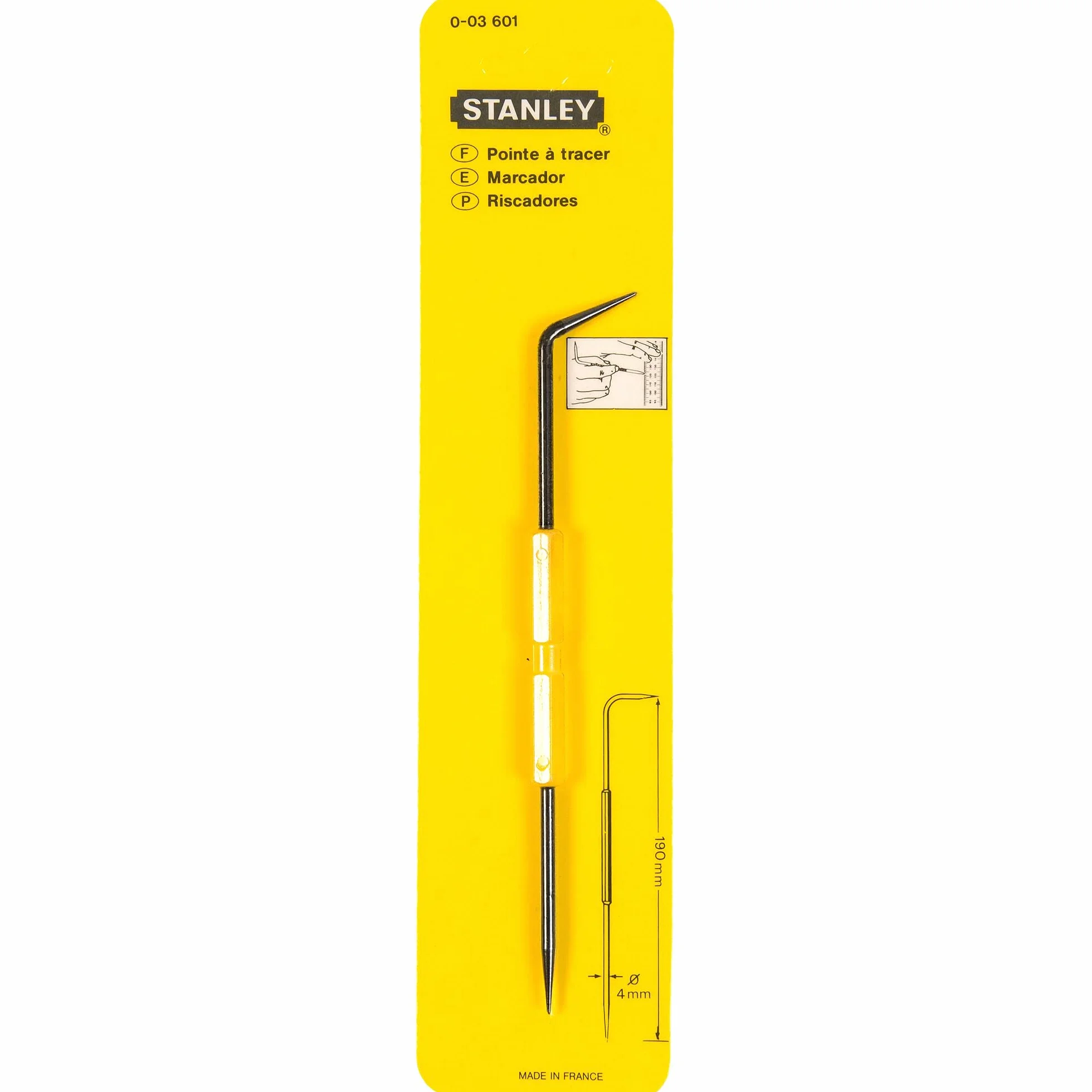 STANLEY 0-03-601 - Punta per tracciare Ø 4 mm