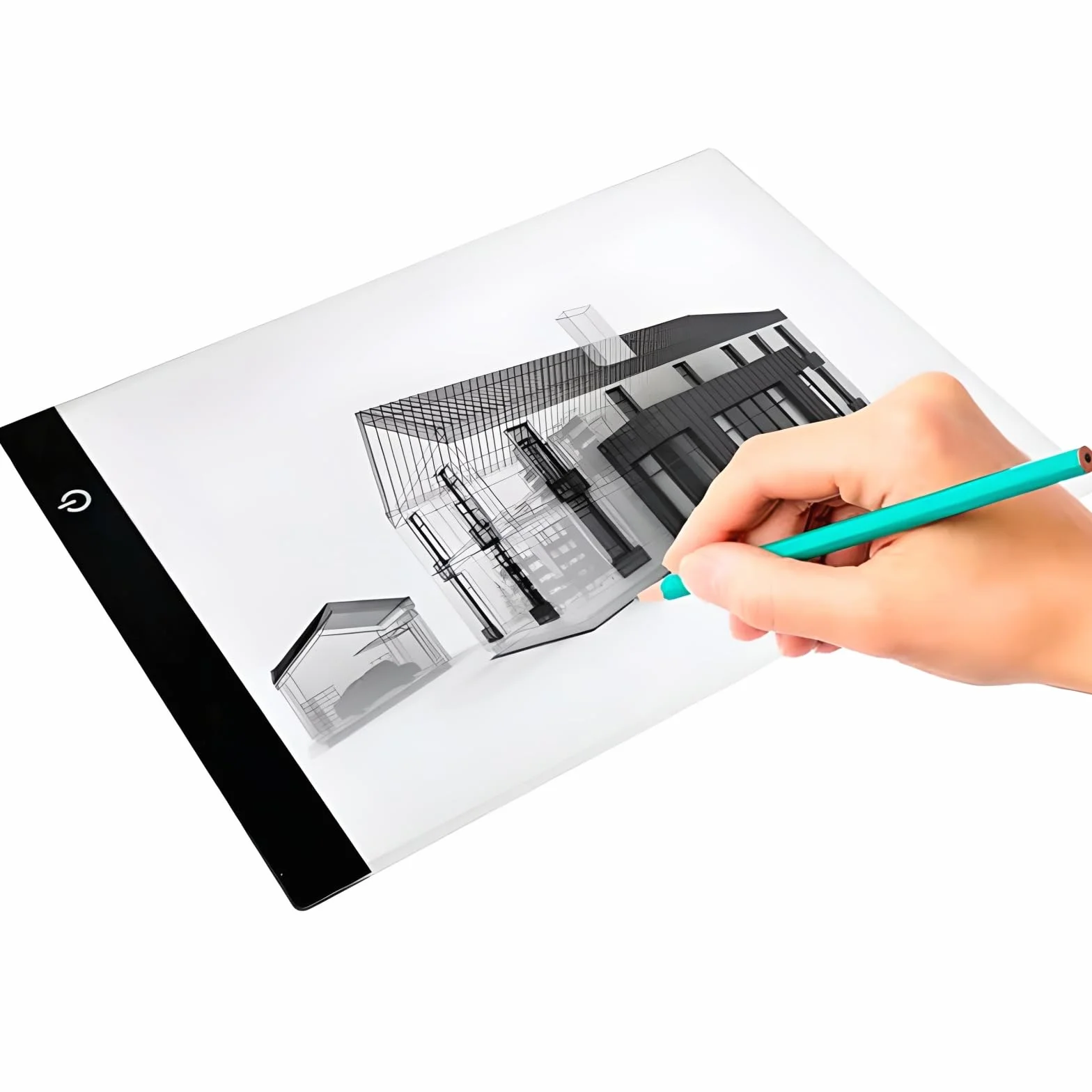 Retoo Tavoletta Luminosa da Disegno, Tavola A4 LED con cavo USB, Lavagna per Disegnare, Light Pad, per Animazione, Schizzi, Progettazione, Disegno, Piastra Portatile, Ultra Sottile 4 mm, Bianco