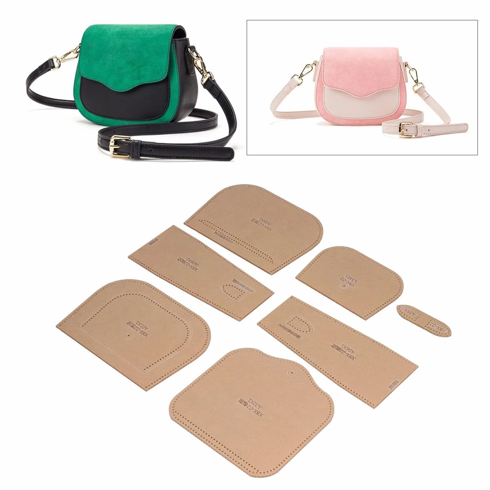 Modello Portafoglio Acrilico, Chiaro Modello Portachiavi Stencil In Pelle Artigianato Fai Da Te Strumento Borsa In Pelle Stencil Con Strato Protettivo Per Borse Fai Da Te Da Regalo