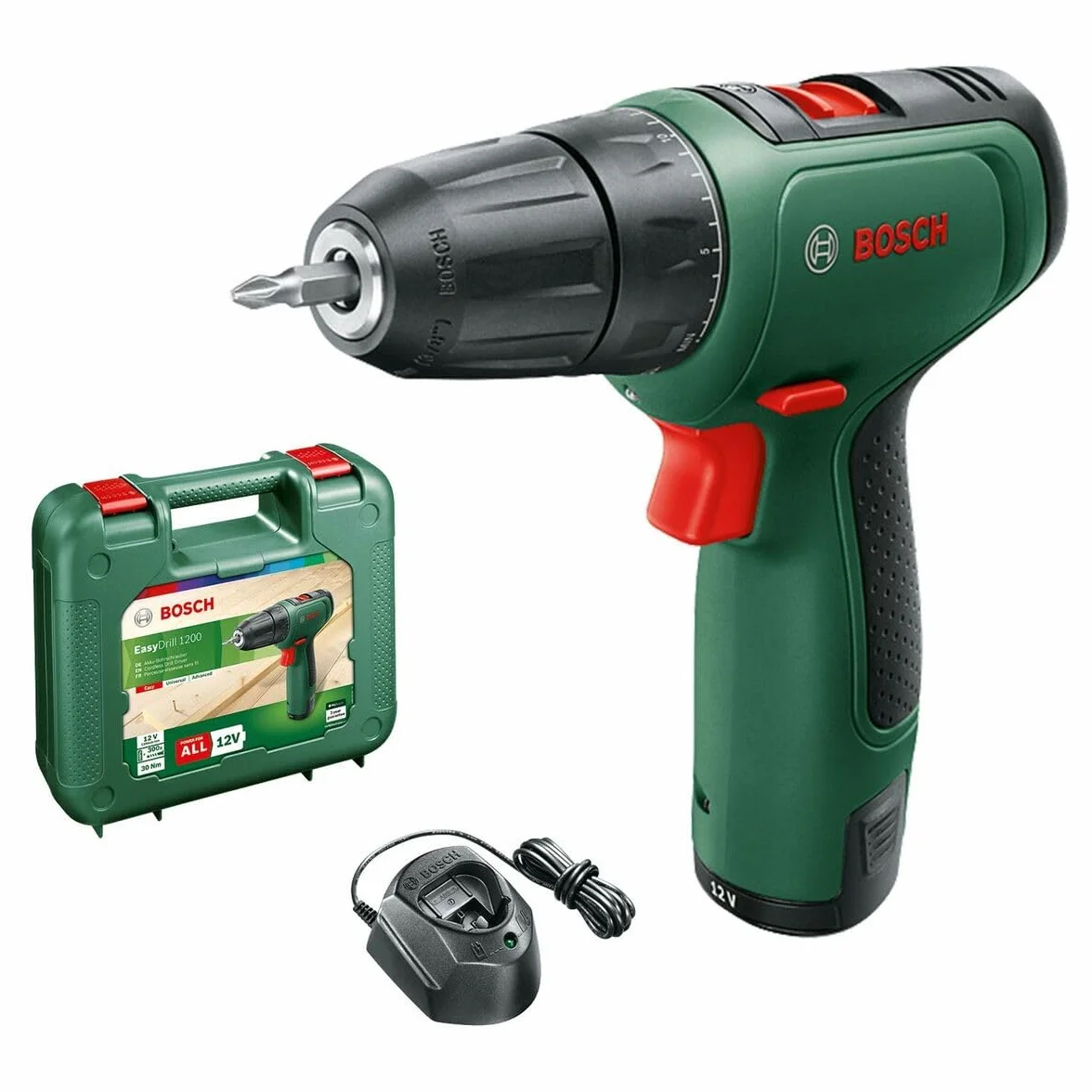 Bosch Home and Garden 06039D3006 Trapano, Green, 3/4 Pollice