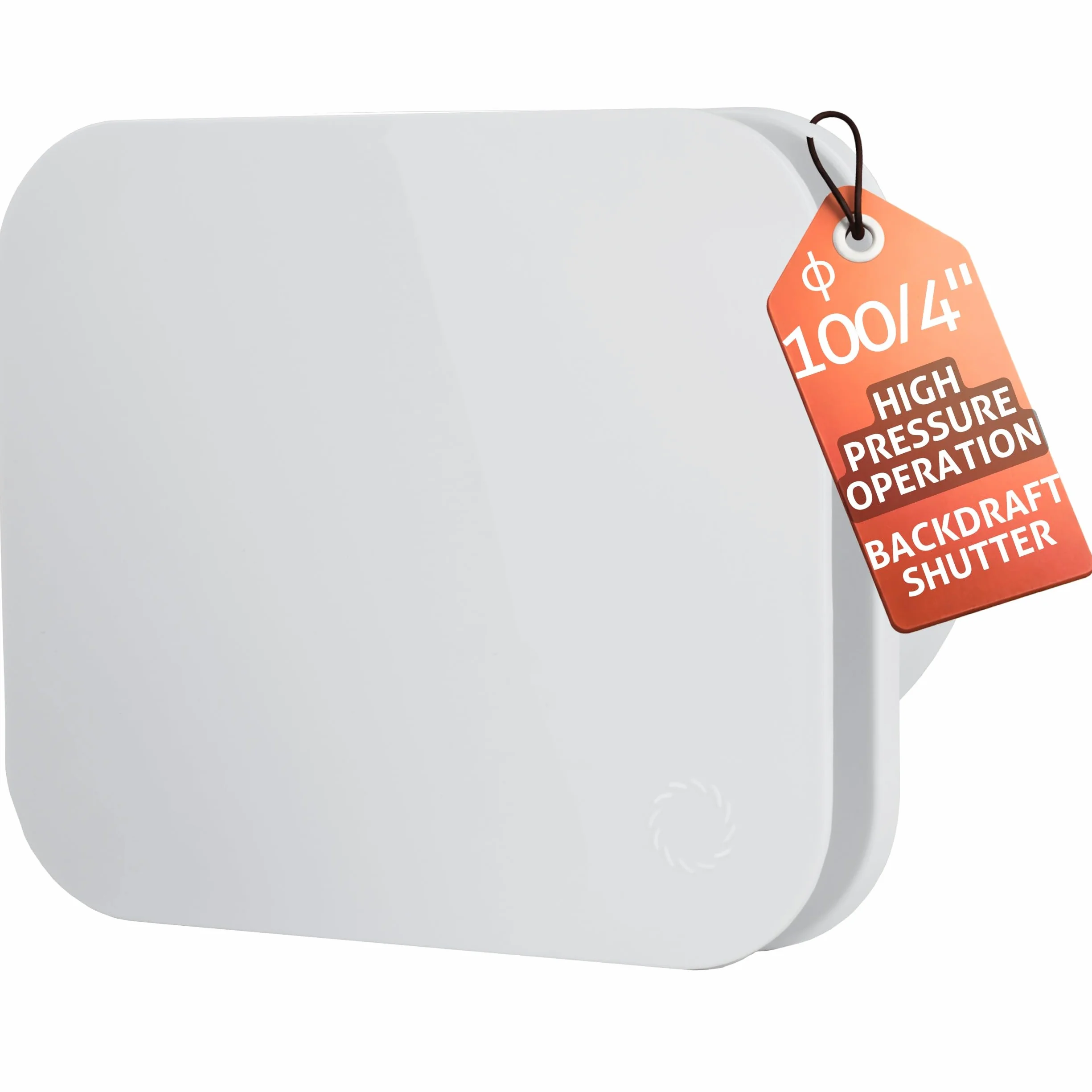 Turbionaire TREND 100 SWM Aspiratore Bagno 100 mm, Bianco, Aspirazione Perimetrale, Valvola di Non Ritorno, Silenzioso, IPX4, Anti Muffa e Umidità,Garanzia di 3 Anni
