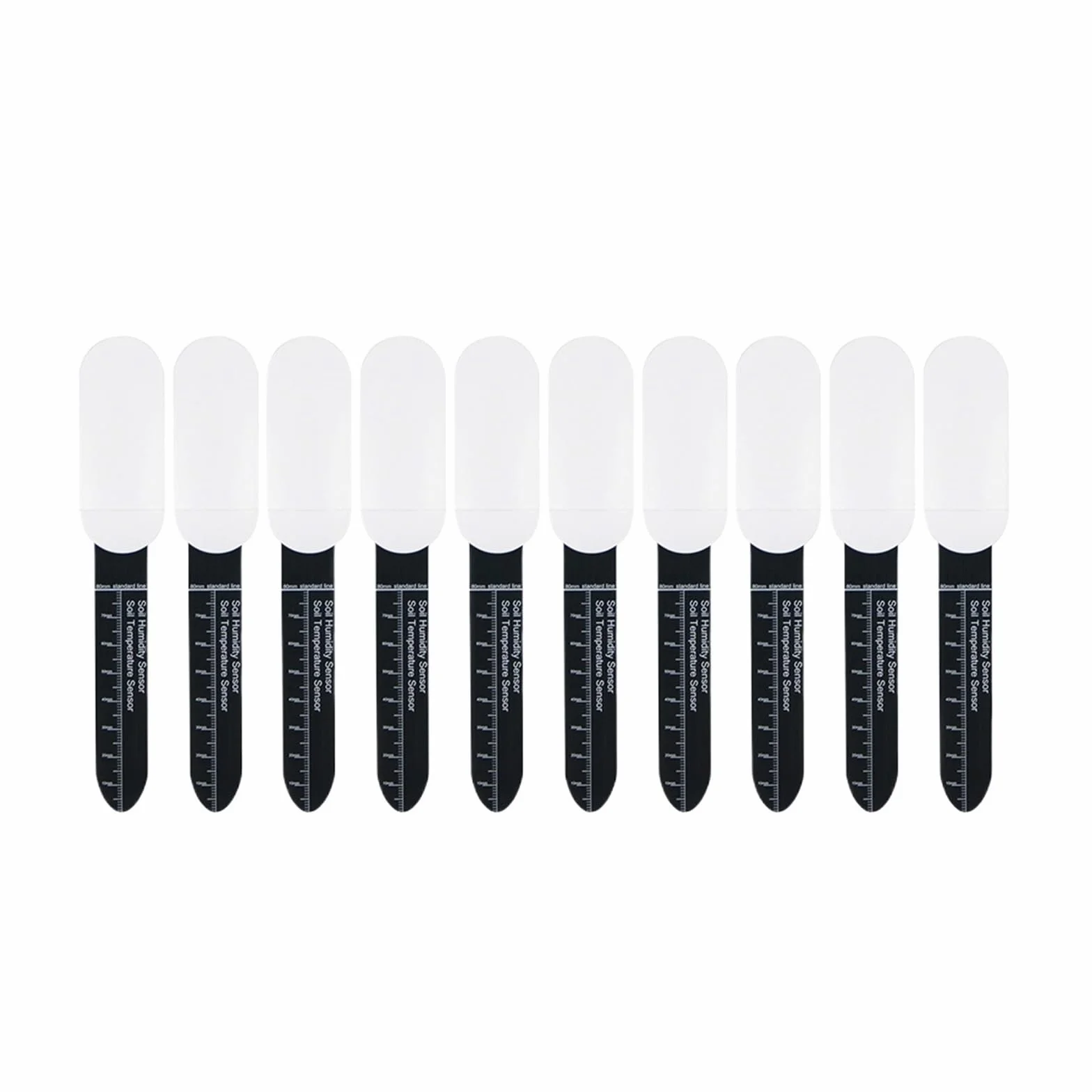 Tester del terreno, sensore di umidità, temperatura, umidità, monitor APP, automazione del giardino, rilevatore di irrigazione,Test rapidi(10 pcs)