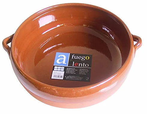 Pentola bombata Forno Terracotta Miele 28 cm