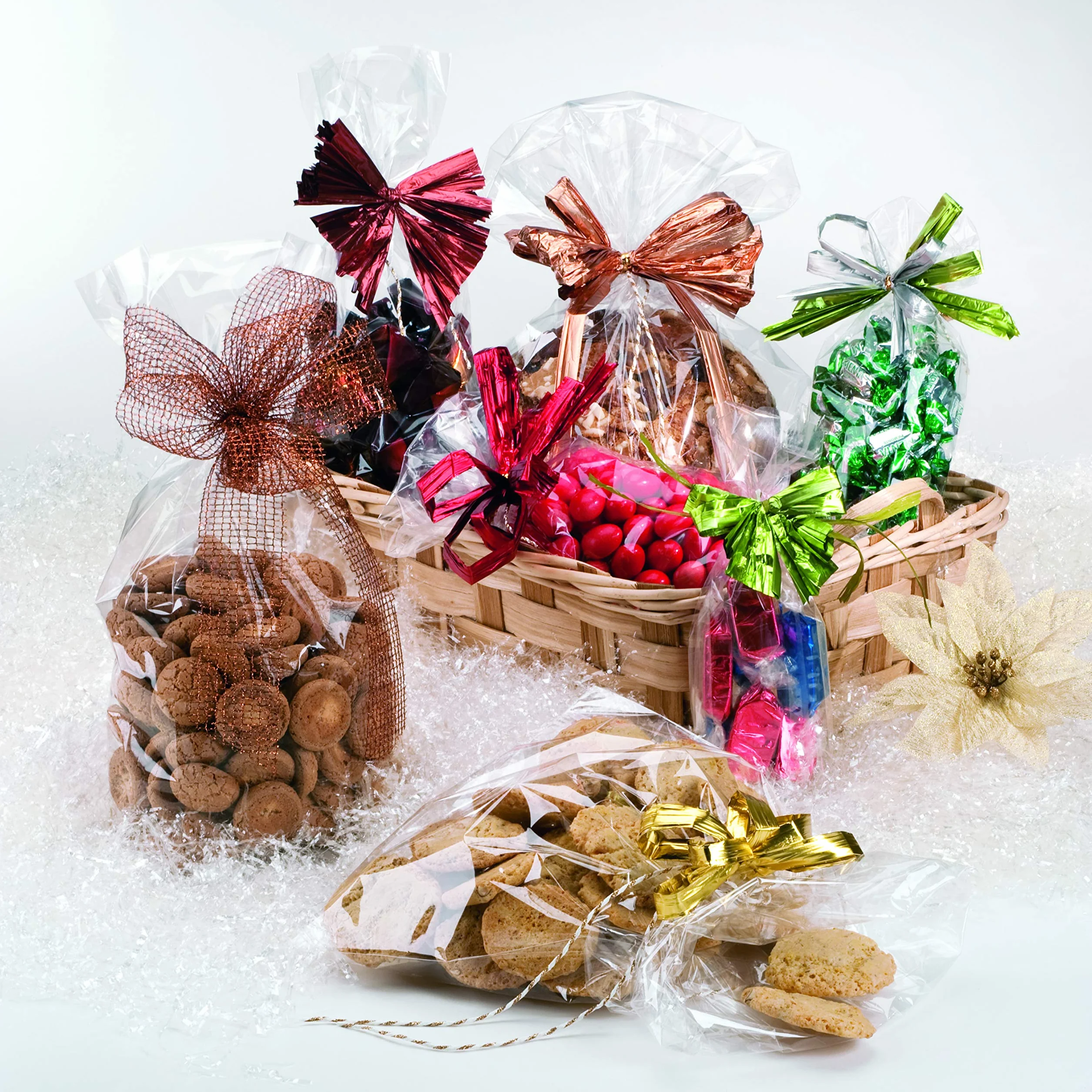 Italpak Sacchetti Trasparenti per alimenti, confezioni cellophane, 50 pz, 35x50 cm