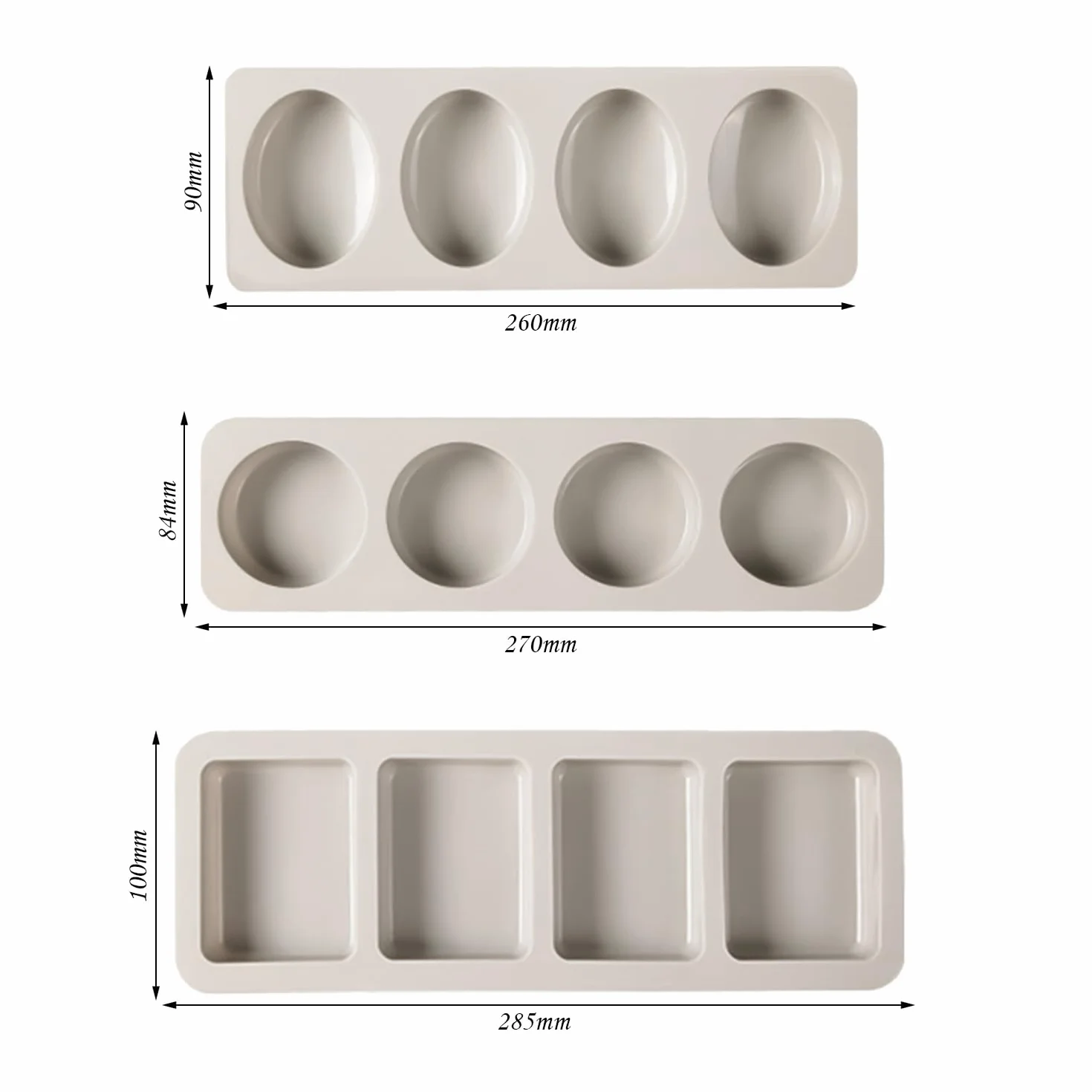3 Pezzi Stampi In Silicone Geometrici Stampi Per Sapone Stampi Per Candele Stampi Per Cottura Accessori Artigianali Fai Da Te