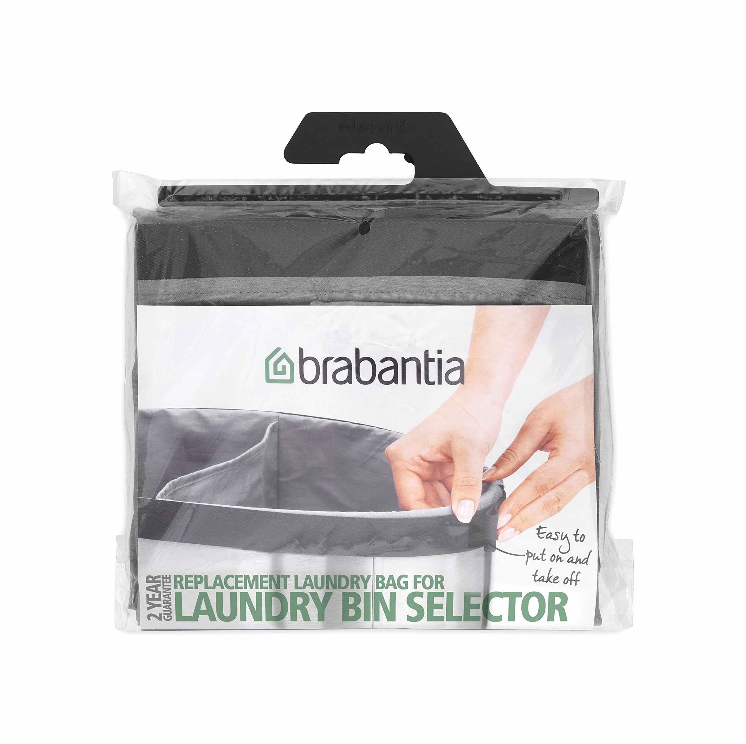 Brabantia Laundry Bin Sacco di Ricambio per Laundry Bin Selector, 55 l, Grigio