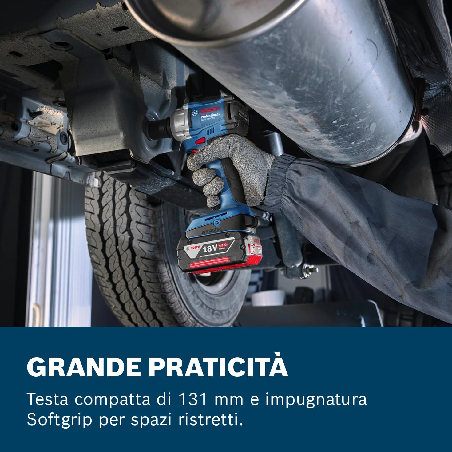 Bosch Professional GDS 18V-350 Avvitatore a massa battente 18V System