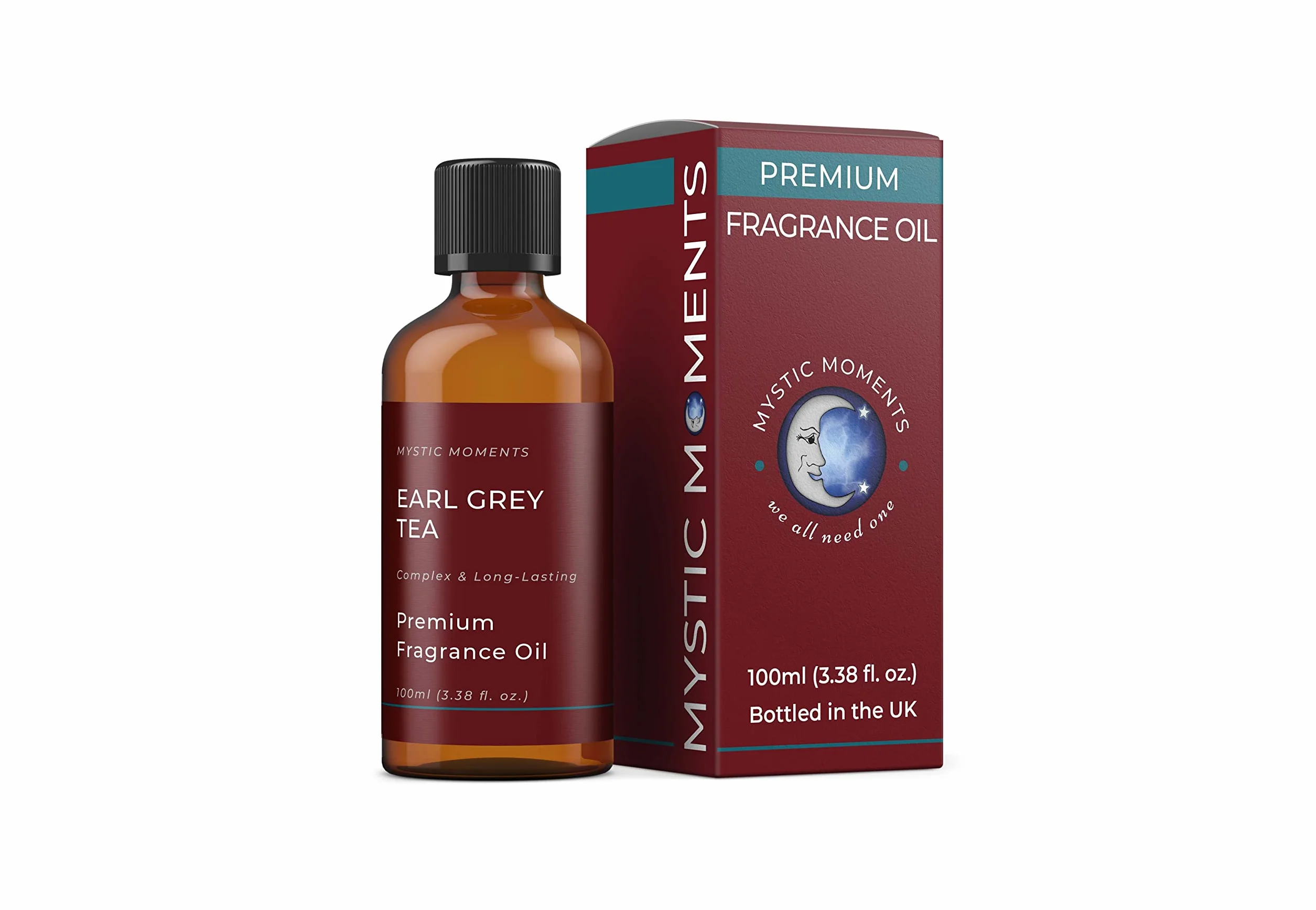 Mystic Moments | Earl Grey Tea Fragrance Oil - 100 ml - Perfetto per saponi, candele, bombe da bagno, bruciatori ad olio, diffusori e articoli per la cura della pelle e dei capelli