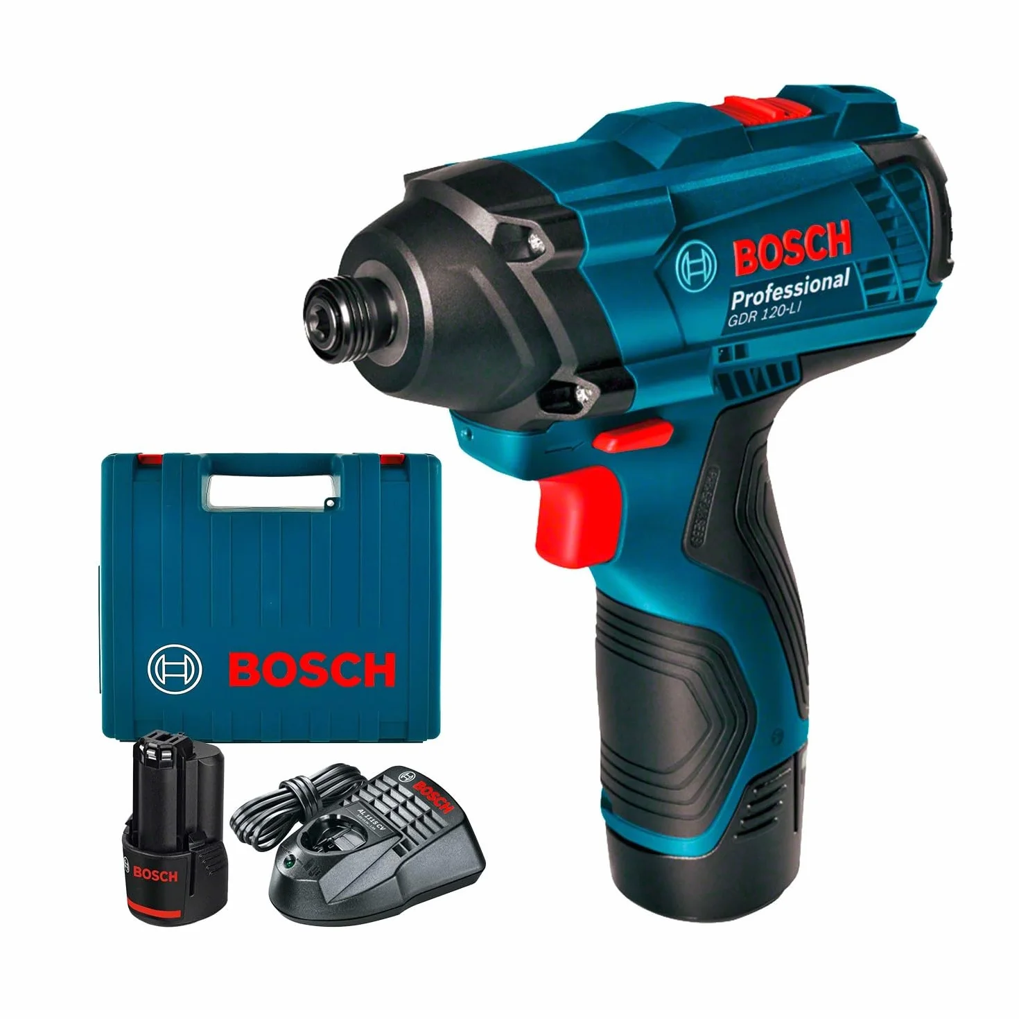 BOSCH 0 601 9F0 001 Avvitatore a percussione (batteria) con batteria con ricaricatore Batteria Batteria