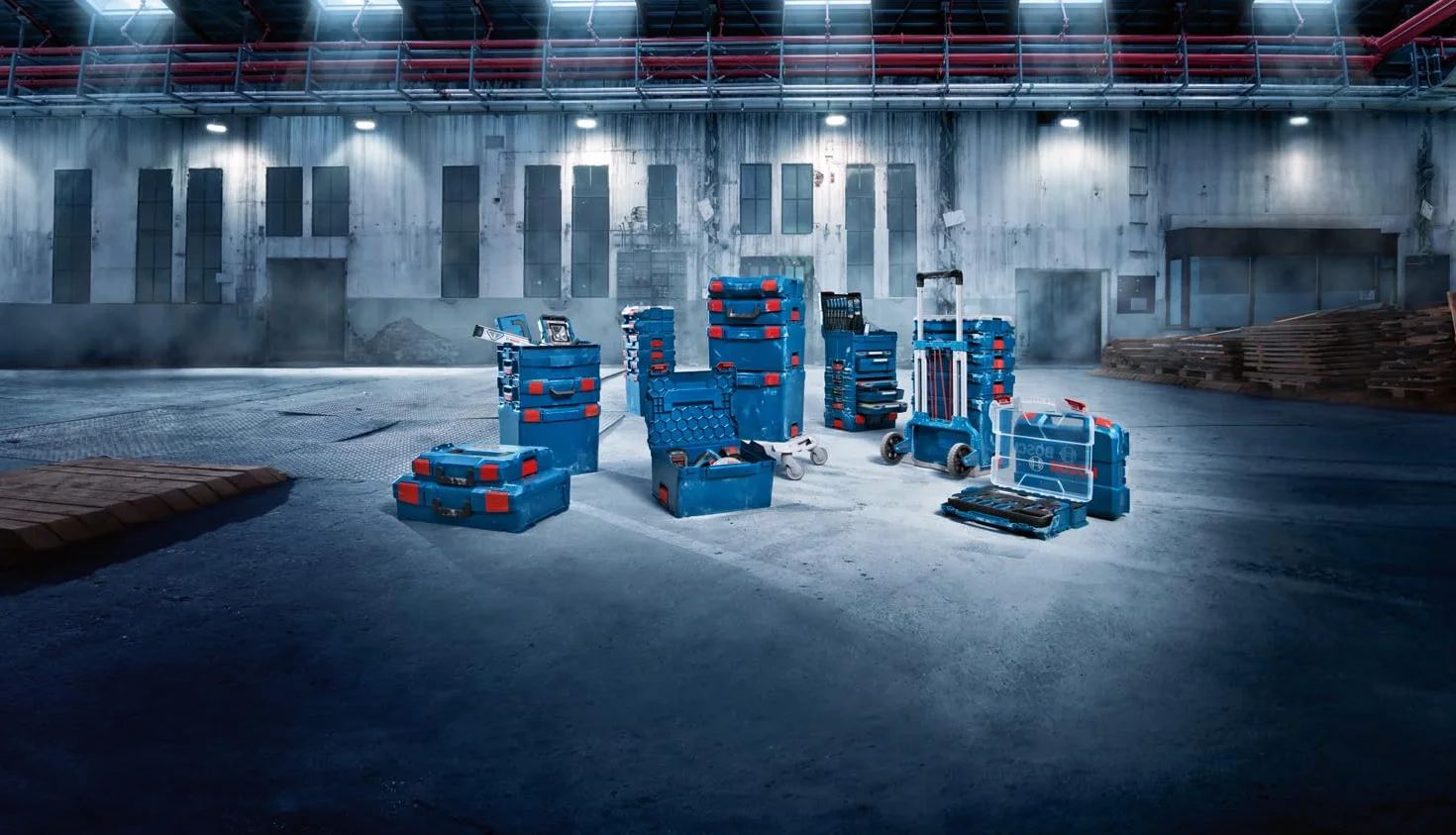 Bosch Professional 1600A012G2 Valigetta, Blu, 44.2 x 35.7 x 25.3 cm