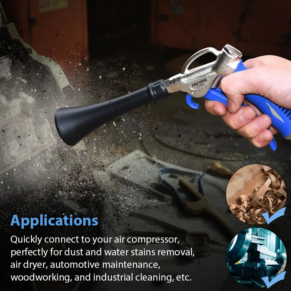 FIRSTINFO A1856EU | Pistola ad aria compressa | con ugello a ciclone