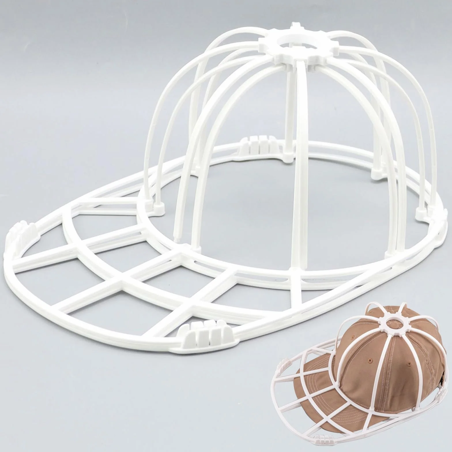 Rondella per Cappelli da Baseball,Supporto Protettivo per Tappi a Sfera,da Utilizzare in Lavatrice,Evitare la Deformazione dei Cappelli,Bambini e Adulti