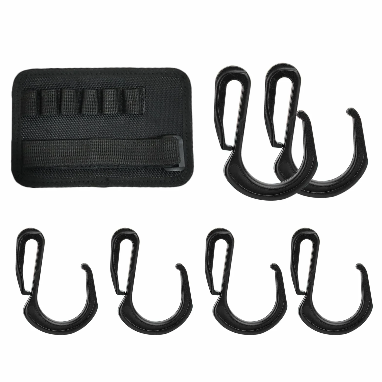 Gancio per ombrellone da spiaggia, 6 denti, in plastica, per appendere asciugamani, cappelli, vestiti, fotocamera, occhiali da sole, borse, adatto per spiaggia, gite in campeggio