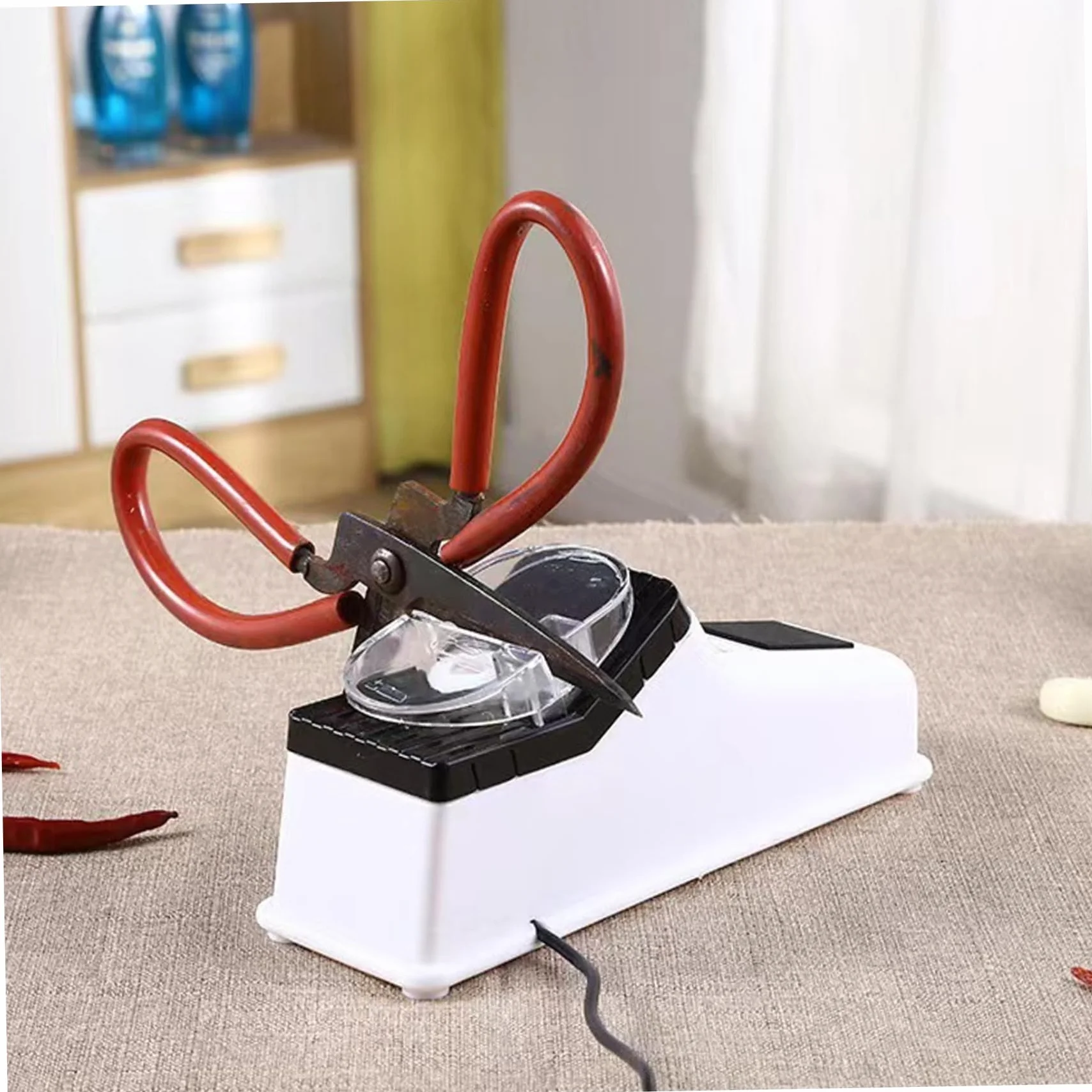Affilacoltelli elettrico - Lucidatura ad affilatura rapida con base antiscivolo per cuochi casalinghi