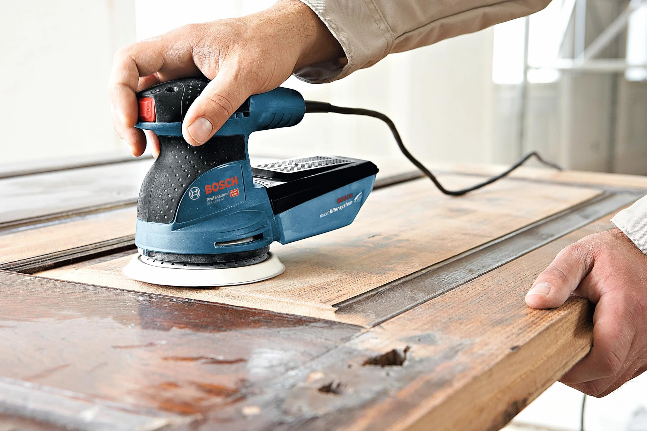 Bosch Professional GEX 125-1 AE Levigatrice Rotoorbitale 125 mm 250 W