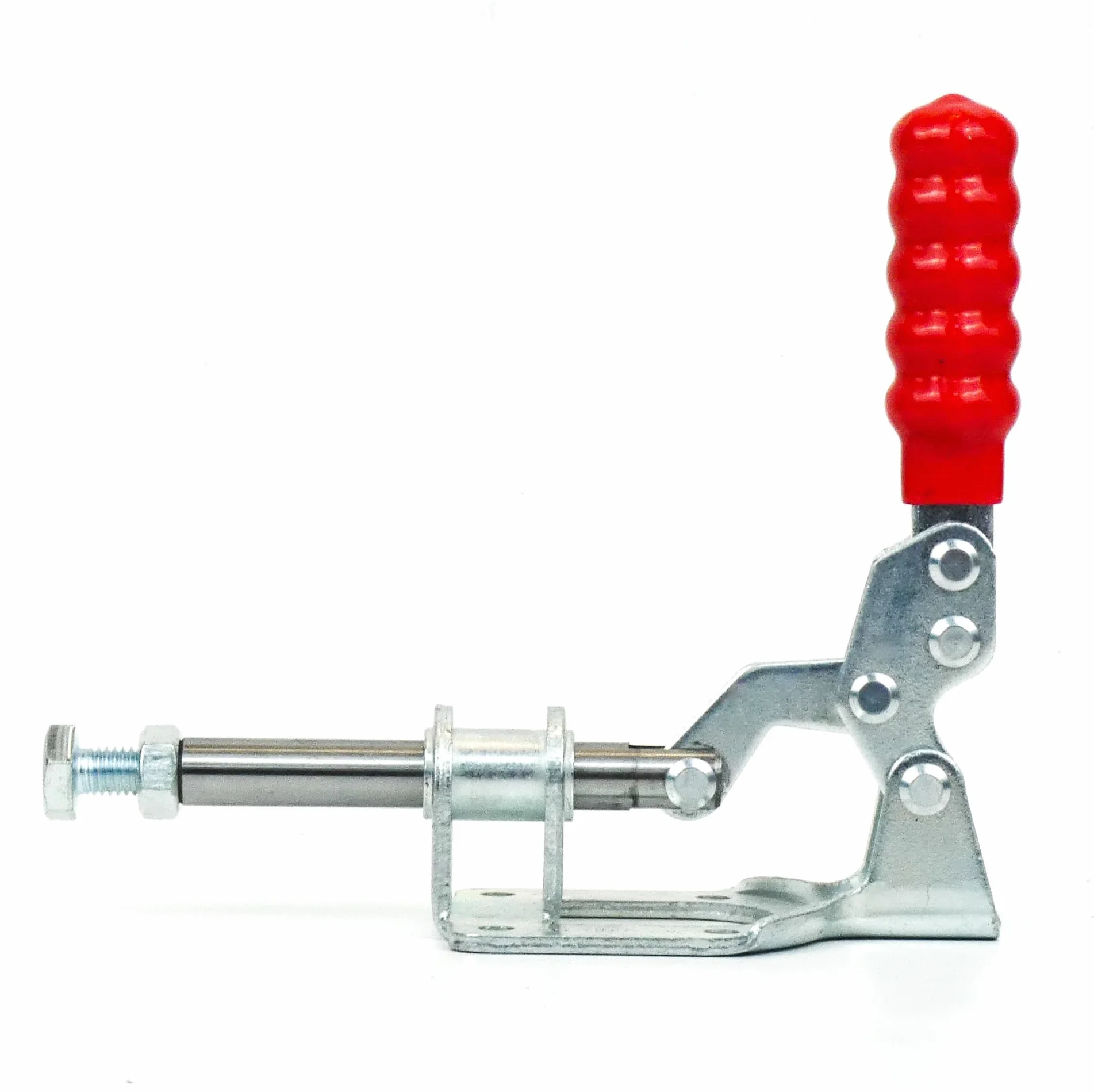 Morsetto a ginocchiera INGDAUM® 1 pezzo con asta di spinta GH-302FM, forza di tenuta 136 kg (1, GH-302FM)