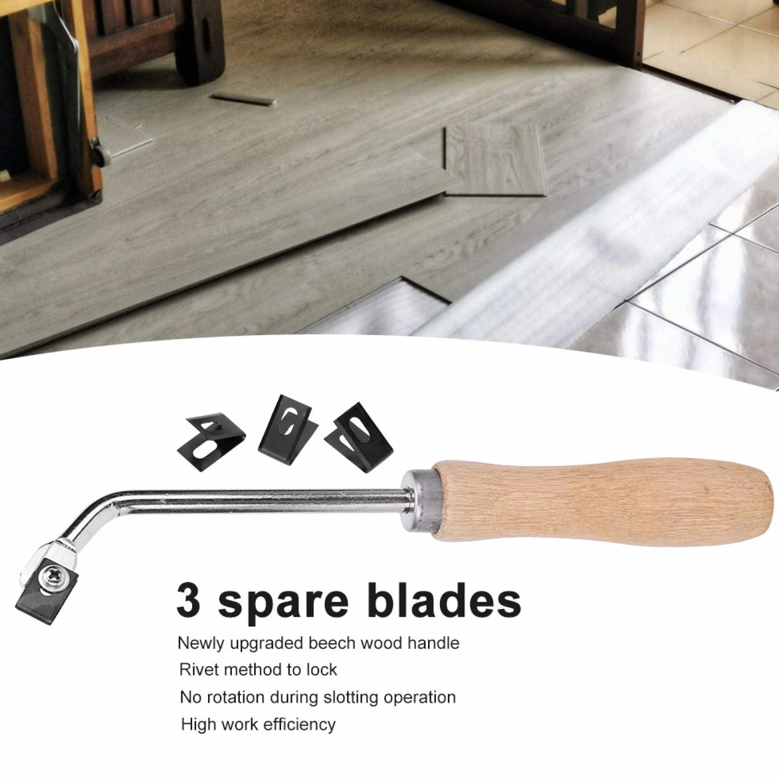Sgorbia per scanalatura per saldatura a pavimento in PVC, Coltello per scanalatura per saldatura a pavimento in vinile Coltello per scanalatura in acciaio per pavimento in plastica in PVC