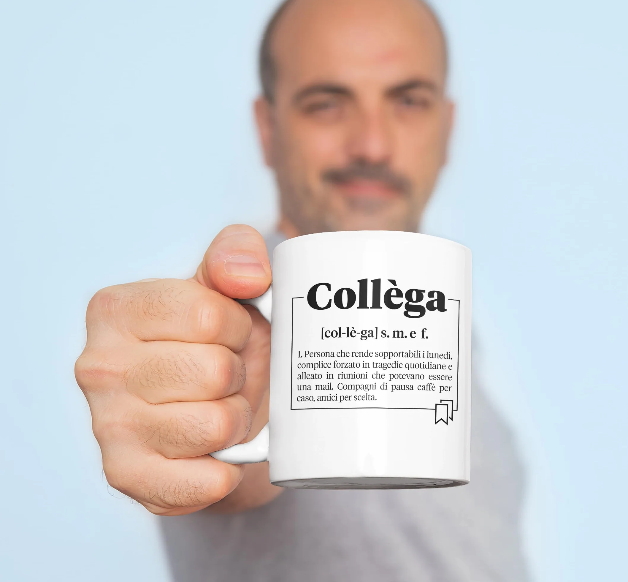Tazza Collega Secret Santa Ufficio Gadget Simpatici Frasi Motivazionali Divertenti Regalo Collega