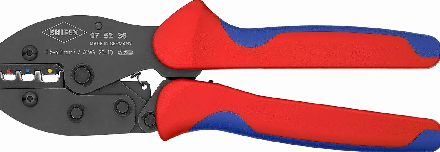 KNIPEX PreciForce Pinza per capicorda con impugnature multicomponente 220 mm, 97 52 36