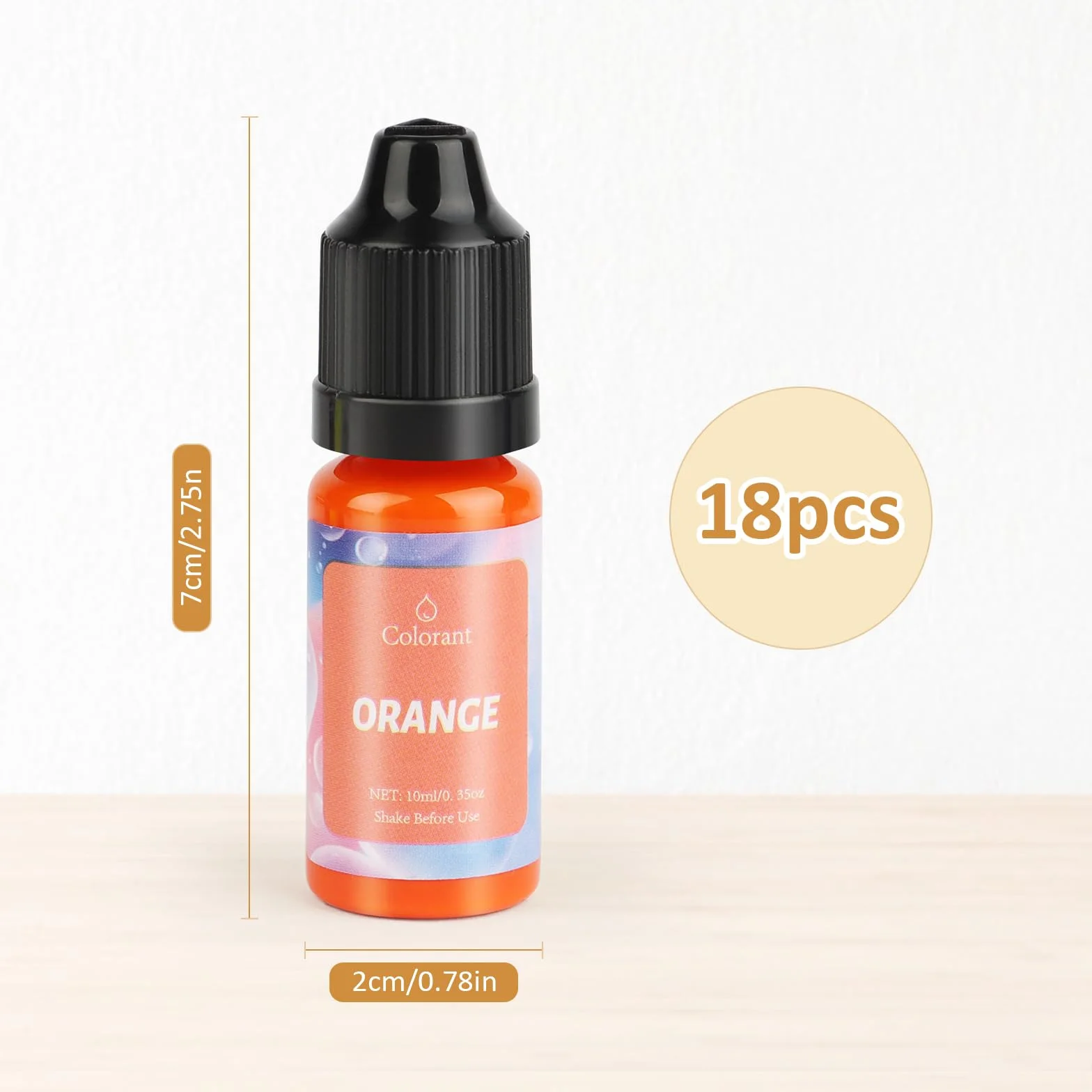 Colori a Candela - 18 Coloranti Liquidi per Candele Fai da Te, Altamente Concentrati per Cera di Soia, Gel e Paraffina