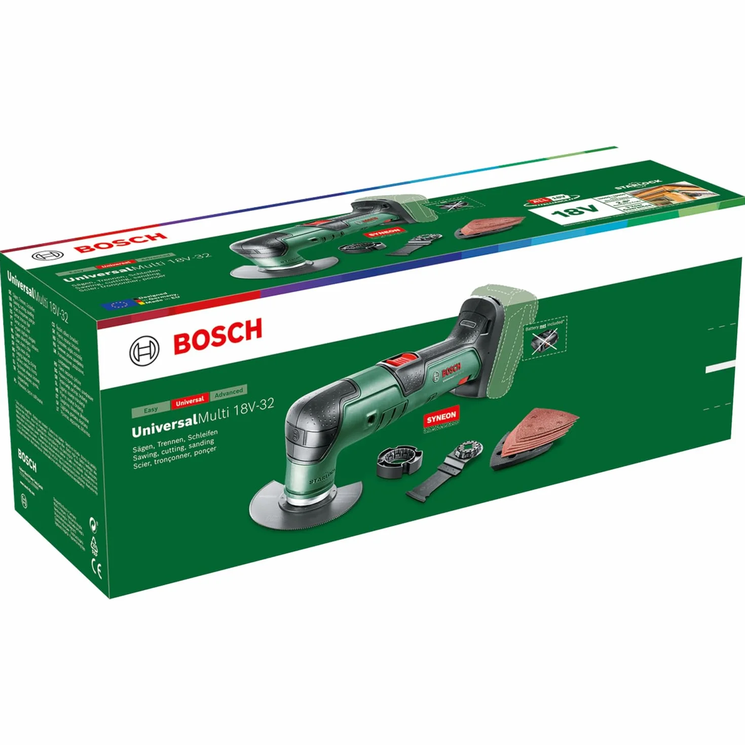Bosch UniversalMulti 18V-32 utensile multifunzione a batteria 18V