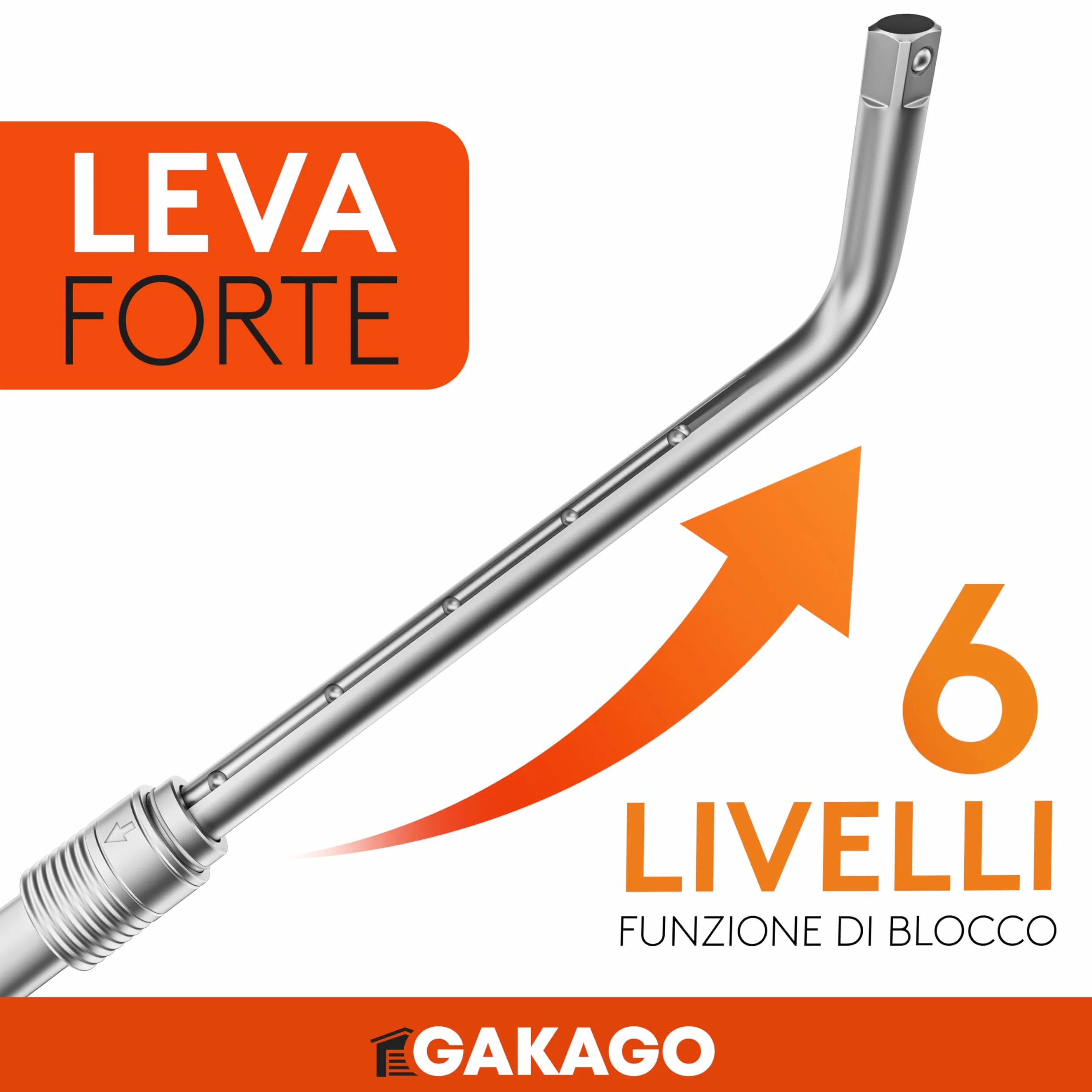 Set di chiavi telescopiche per dadi ruota 17/19 mm e 21/23 mm 1/2 pollice - Chiave ruota allungabile extra lunga con borsa