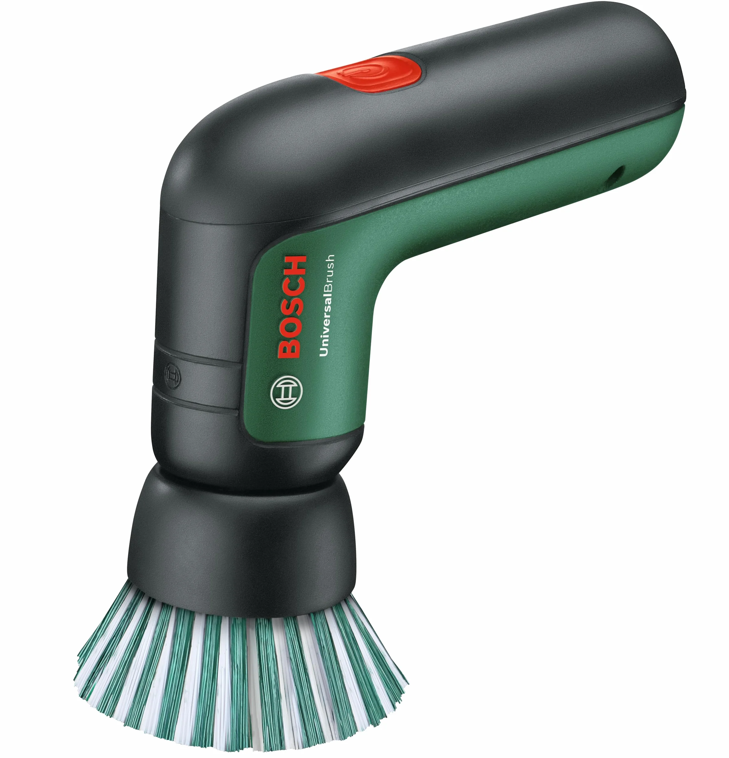 Bosch Spazzola elettrica di pulizia UniversalBrush (batteria da 3,6 V integrata, 1 cavo micro USB e 4 accessori per la pulizia inclusi, in confezione di cartone)