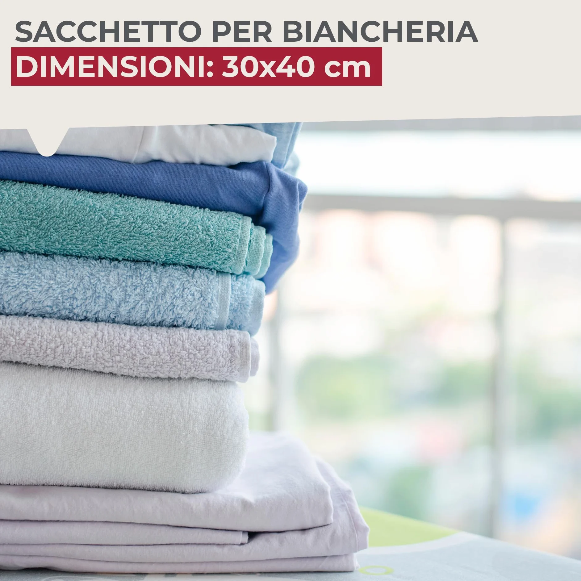 Fackelmann Sacchetto Retinato per Lavaggio dei Capi Delicati in Lavatrice, Plastica, Multicolore