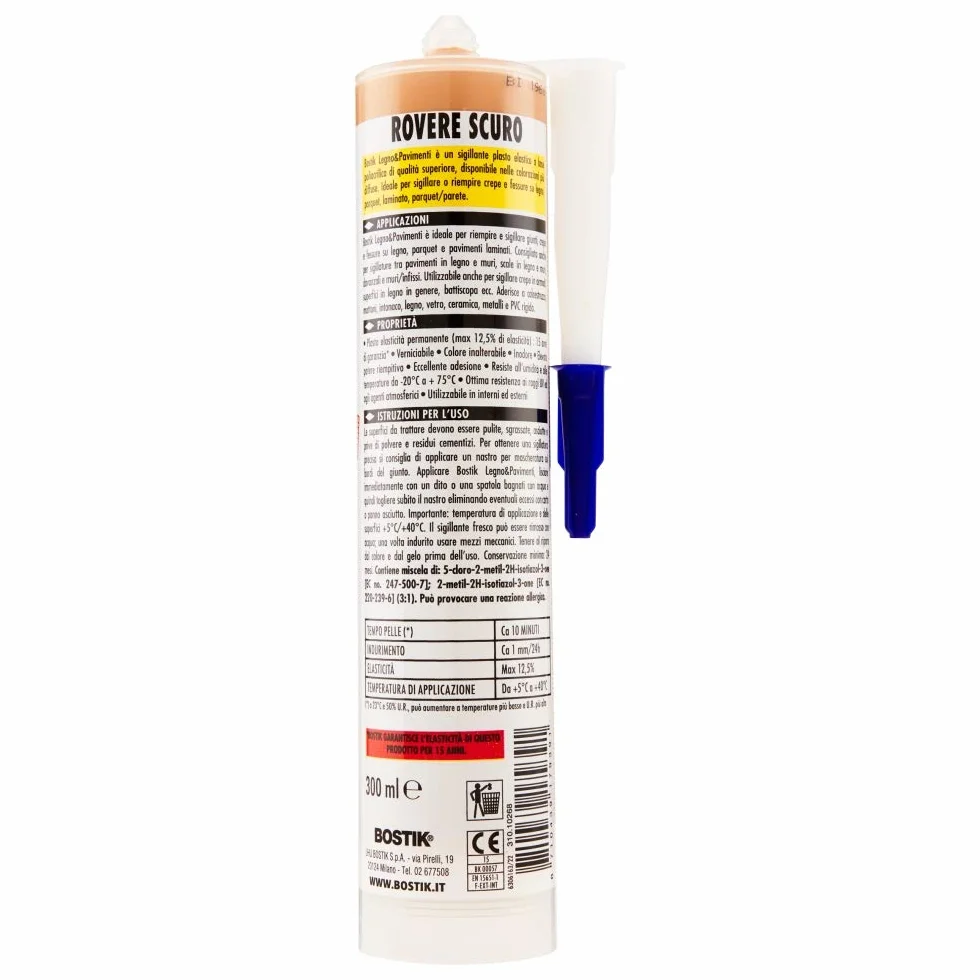 Bostik Bostik Legno&Pavimenti Sigillante Rovere Scuro cartuccia 300ml