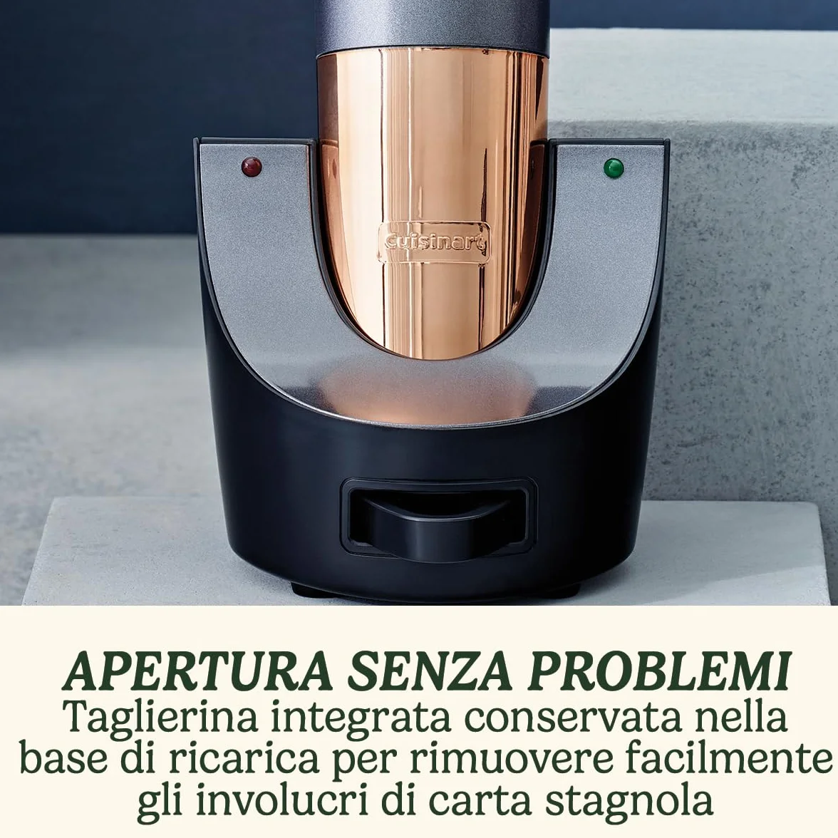 CUISINART CWO50E Apri Vino Automatico Cordless, Plastica