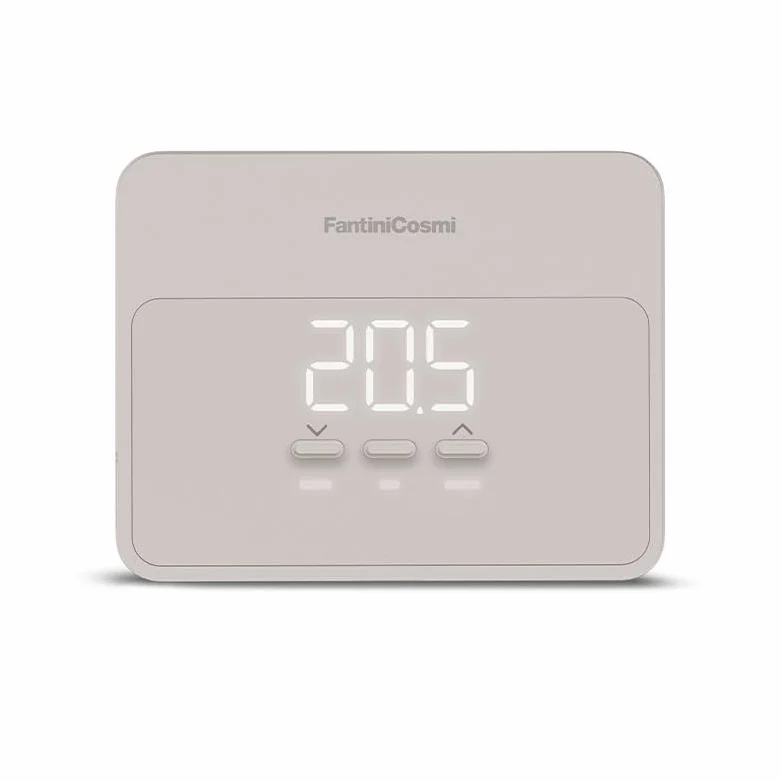 C900RS CRONOTERMOSTATO COLOR SABBIA WIFI SMART BASE RETTANGOLARE A BATTERIA PARETE FANTINI COSMI