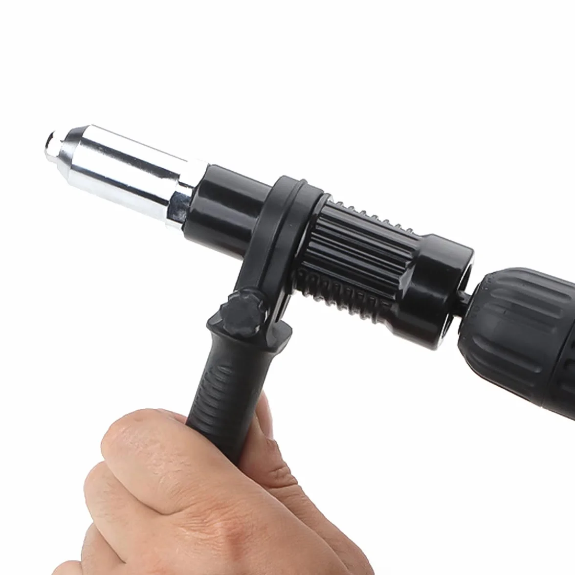 POFET Adattatore per Pistola Rivetto Elettrico per Rivetti Ciechi per Avvitatori a Batteria e Trapani