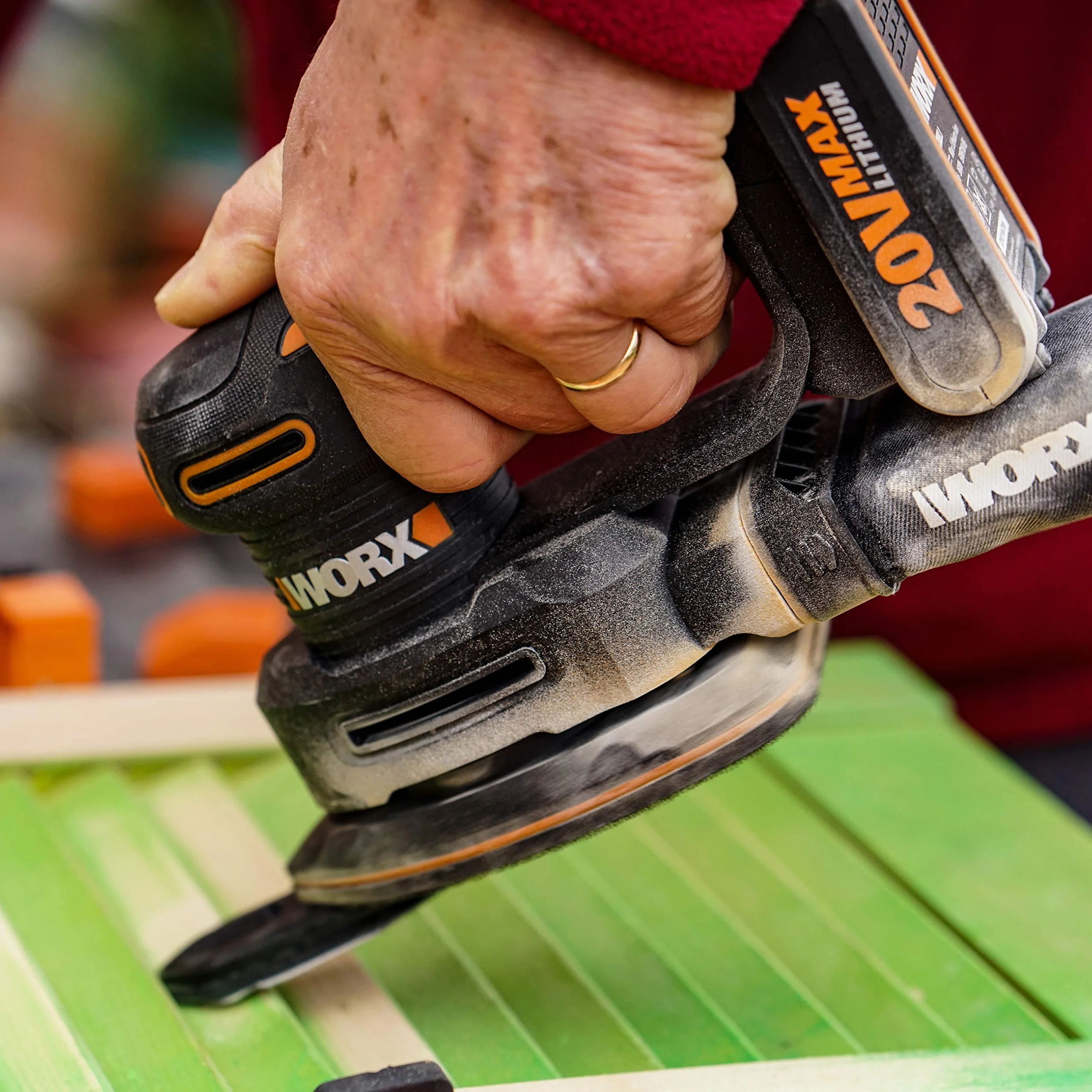 WORX WX822.9 Levigatrice di finitura 20V a batteria solo corpo macchina