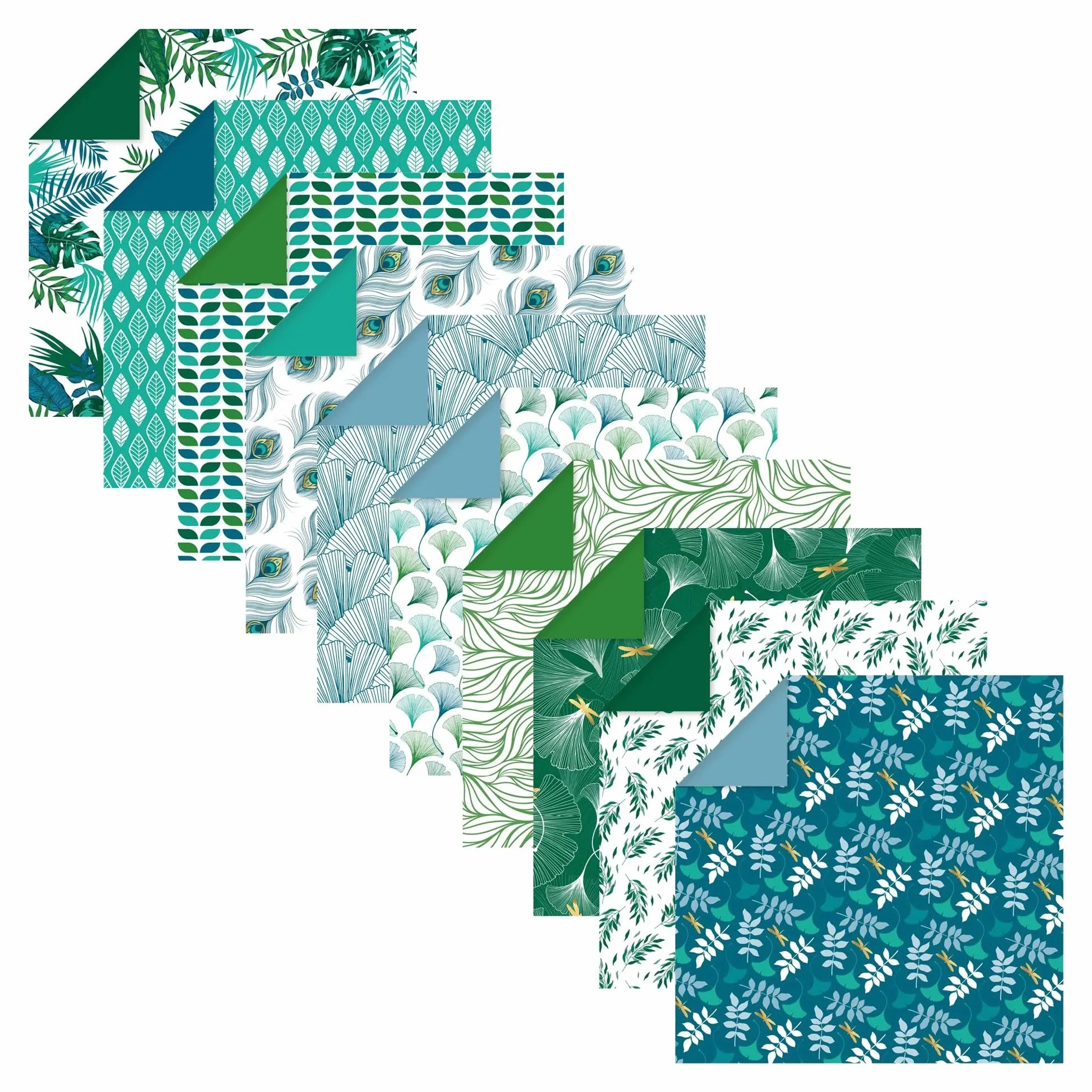 Clairefontaine 95354C Papier Origami 70g/m² 15x15cm 30 motivi colorati
