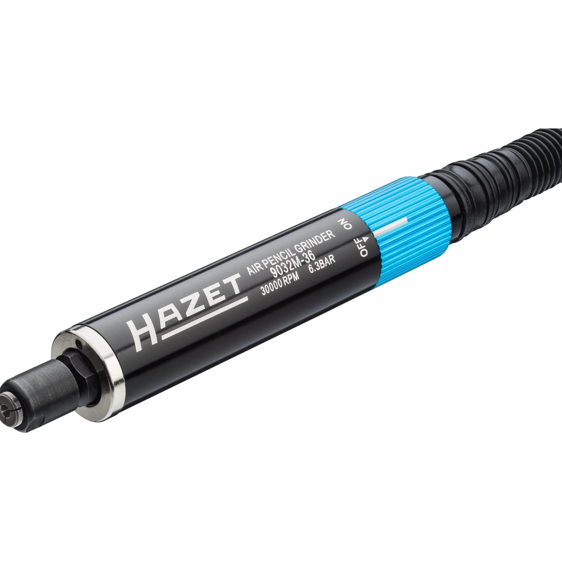 Mini smerigliatrice da banco HAZET 9032M-36 | versione diritta, filettatura interna 12,91 mm (1/4"), incl. tappo di accoppiamento | lavorazione precisa di pezzi in spazi ristretti
