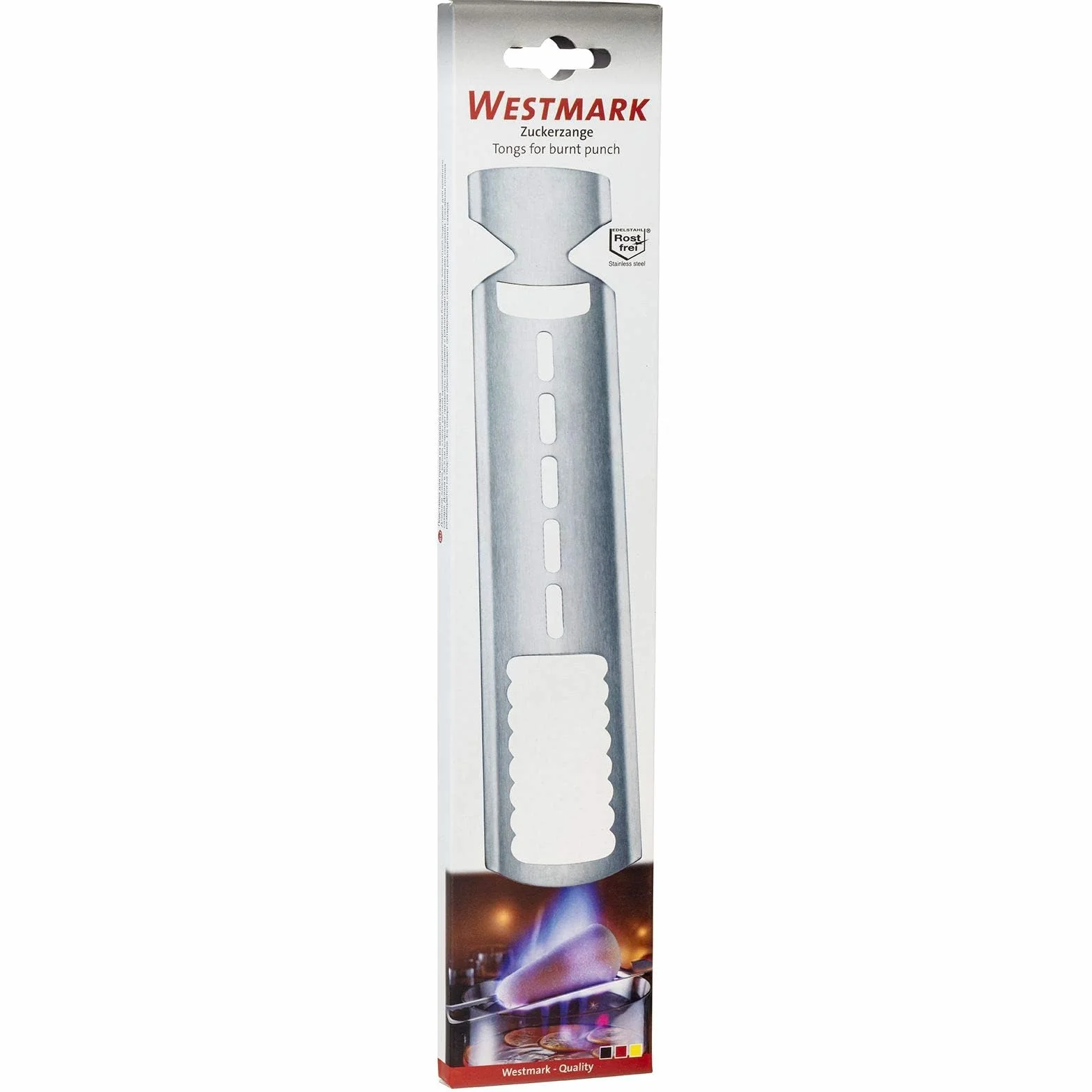 Westmark Griglia per zollette Feuerzangenbowle 30,5 cm acciaio inox argento