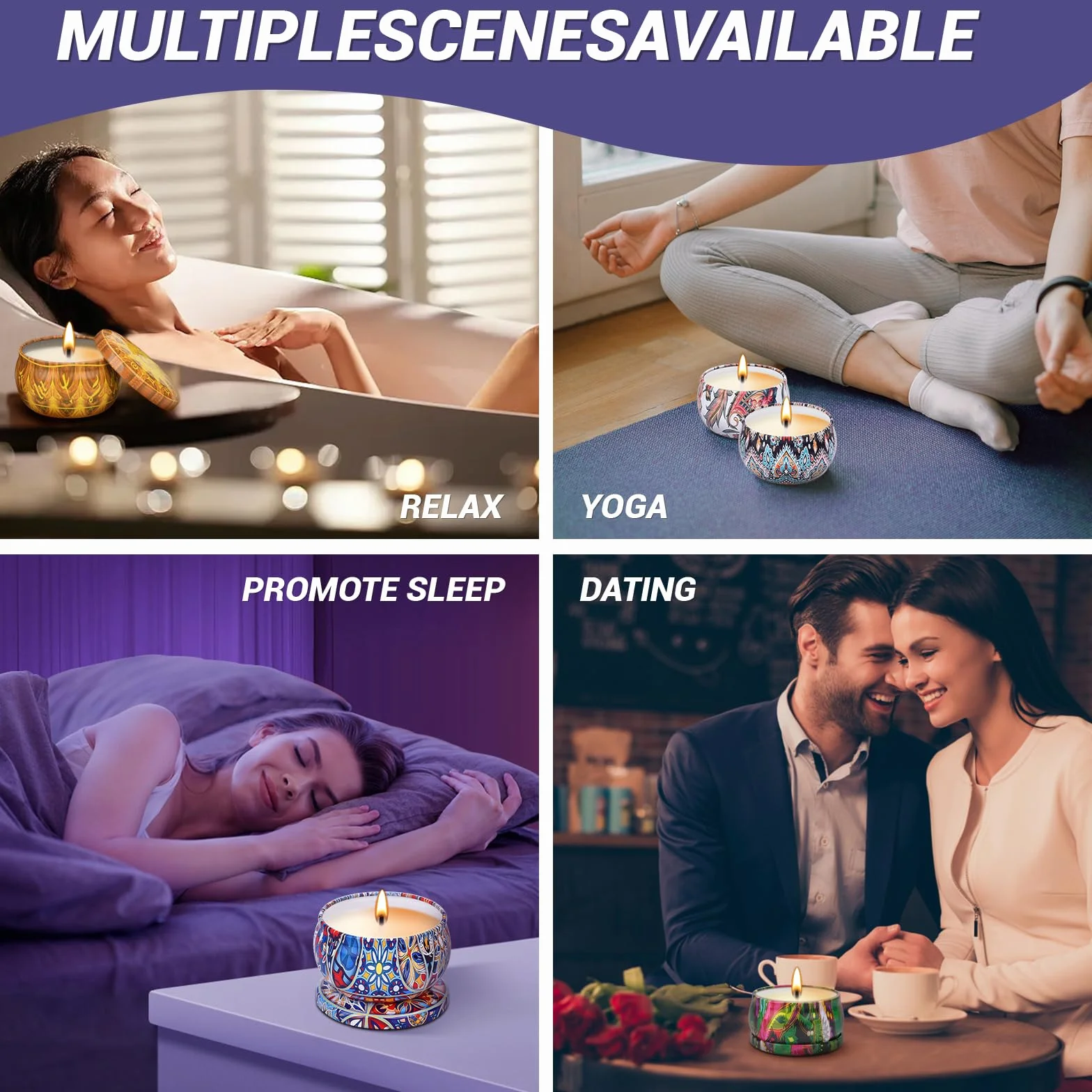 IGUGI Set di candele fai da te, set di candele profumate fai da te, 10 barattoli per candele, set di accessori per la produzione di candele fai da te