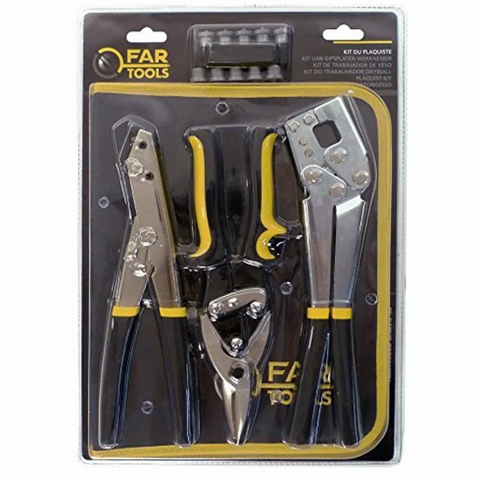 Fartools 212011 - Kit per rifiniture di interni: taglierina, roditrice, incastonatrice