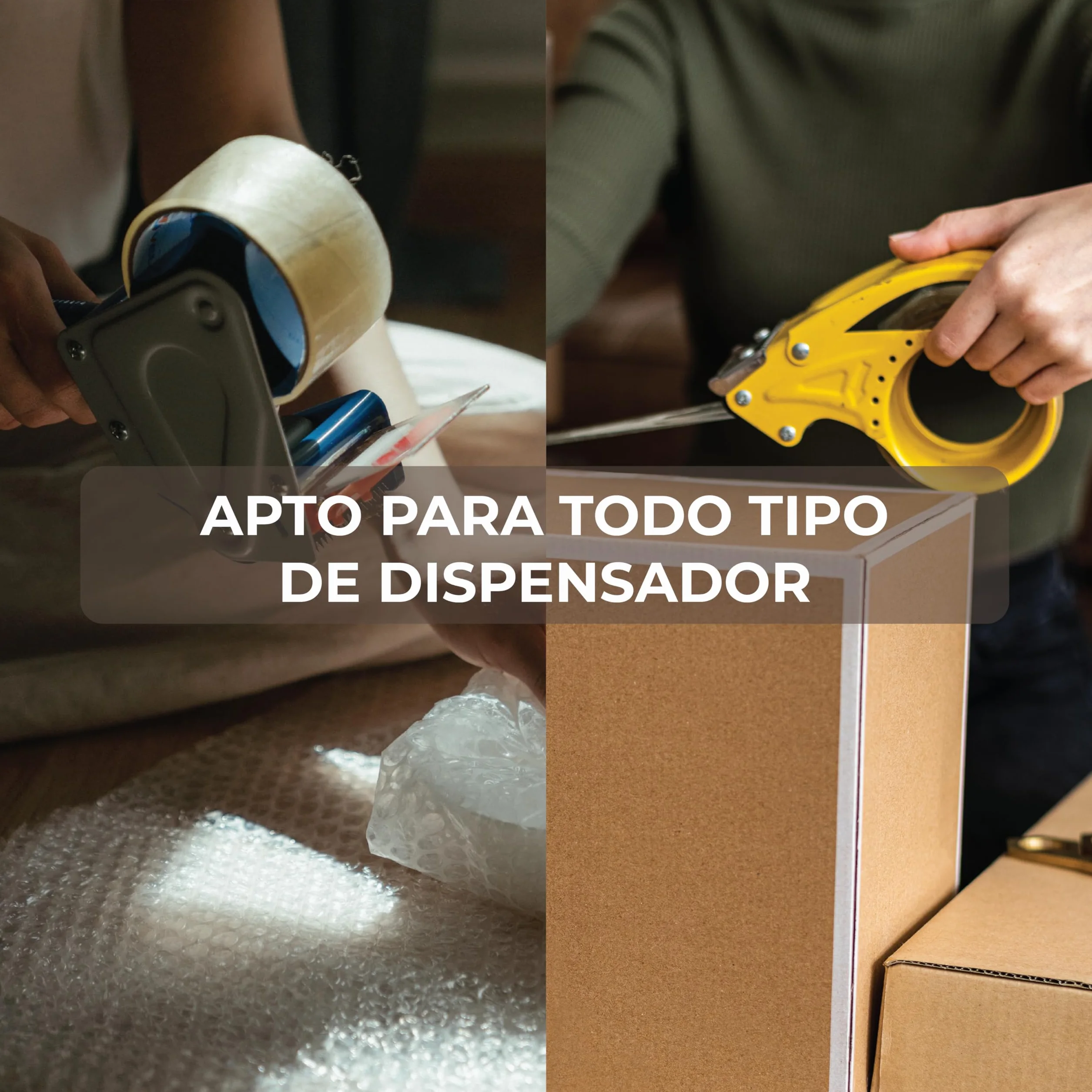 MUNTRADE Nastro adesivo trasparente da imballaggio | 48 mm x 132 m (36 rotoli) | Nastro da imballaggio trasparente, sigillante trasparente
