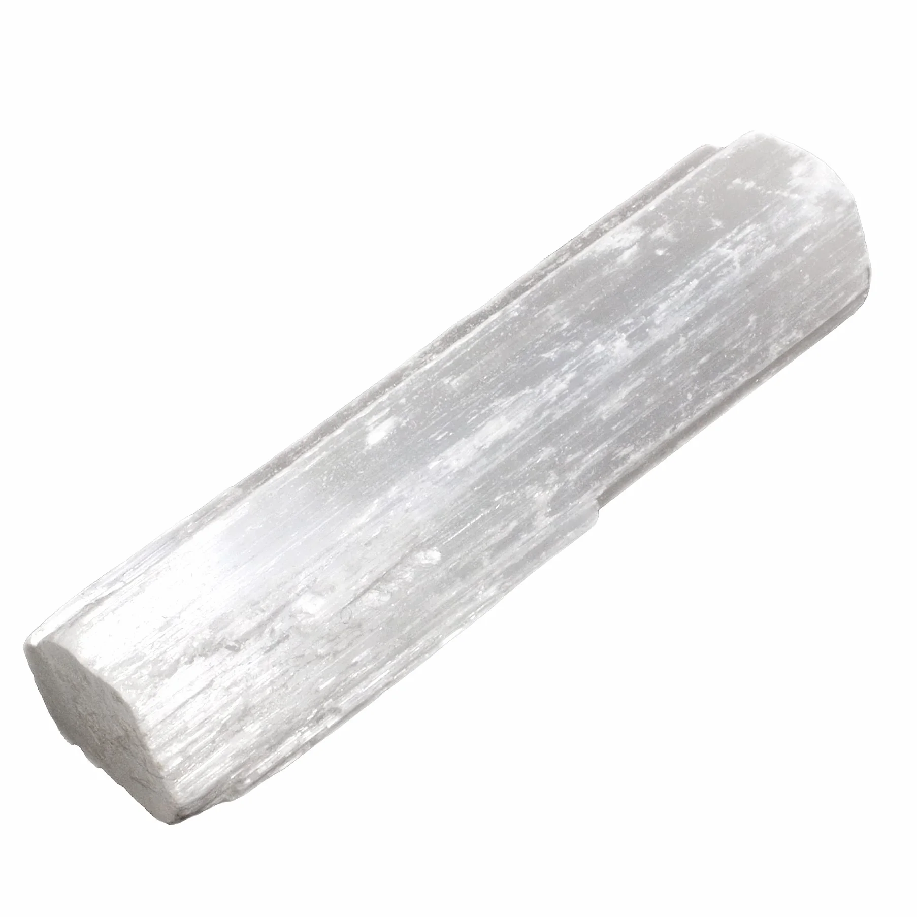 Cristallo di selenite CrystalAge Naturale per meditazione calmante rilassante