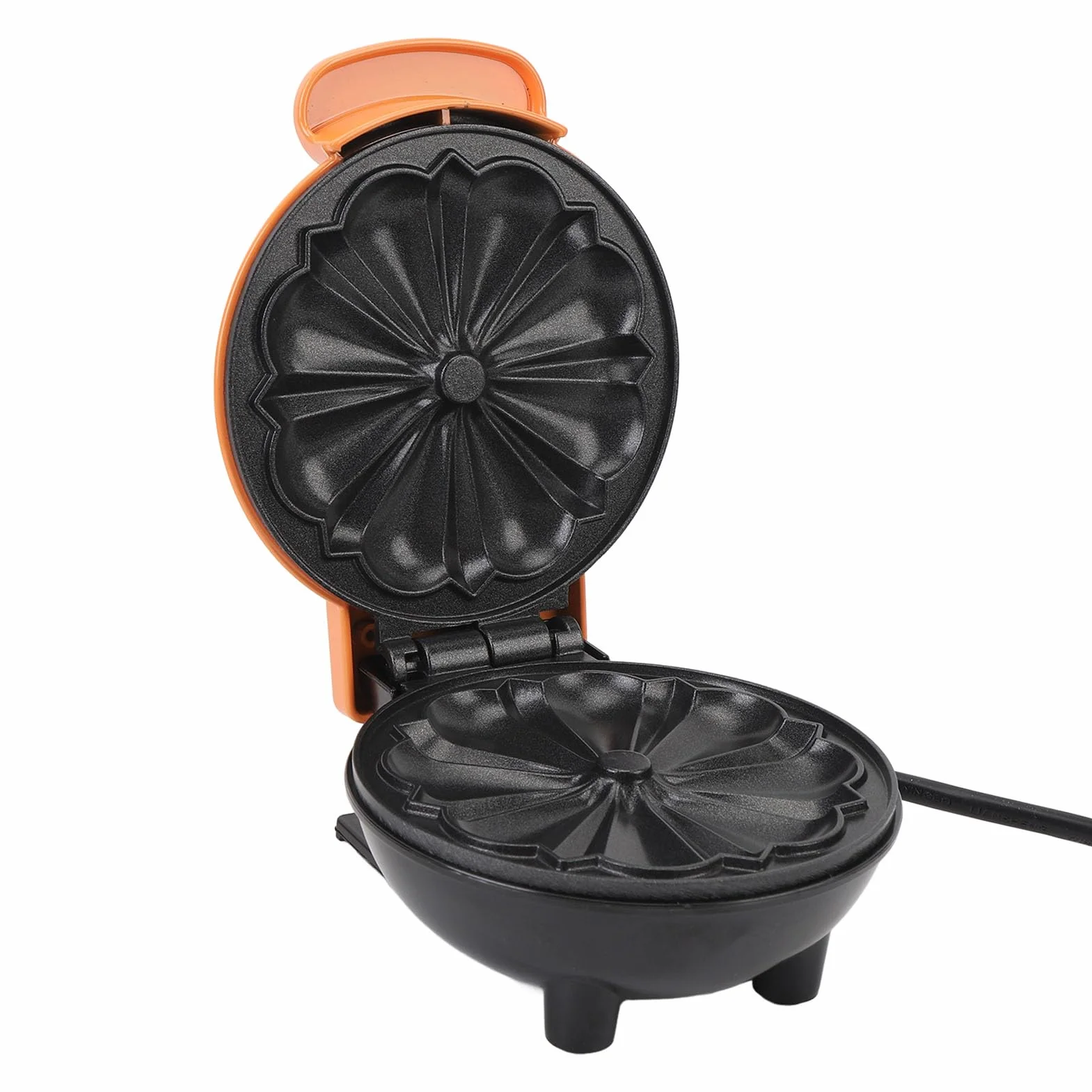 Mini Cake Maker Electric Cake Machine Riscaldamento a Doppia Faccia per Casa