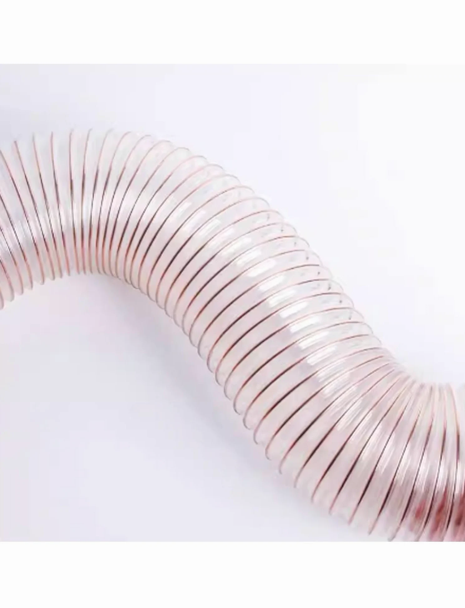 Tubo flessibile in poliuretano, 1 m, condotto dell'aria in poliuretano, spessore parete 0,9 mm, leggero e resistente, per applicazioni di scarico HVAC e flusso d'aria