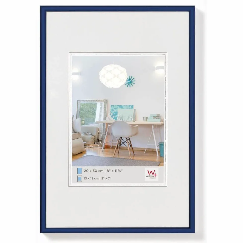 Walther Design KV130L Cornice Blu 21 x 29,7 cm DIN A4 Plastica