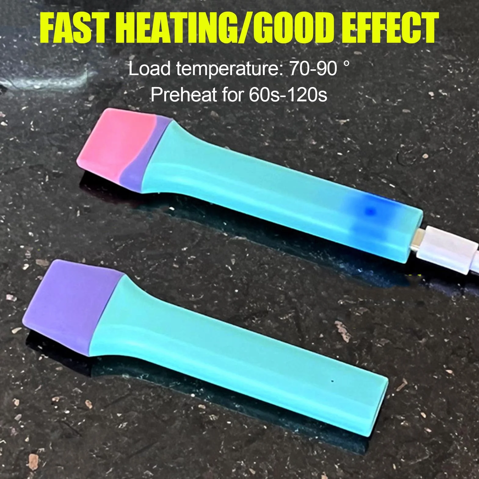 Penna A Forma Di Riscaldamento Termostatico | Strumento Di Applicazione Di Film Elettrotermici In Silicone | Penna Di Riscaldamento Professionale Per Pelli Di Telefonia Mobile Fai -da -te, Copertine,