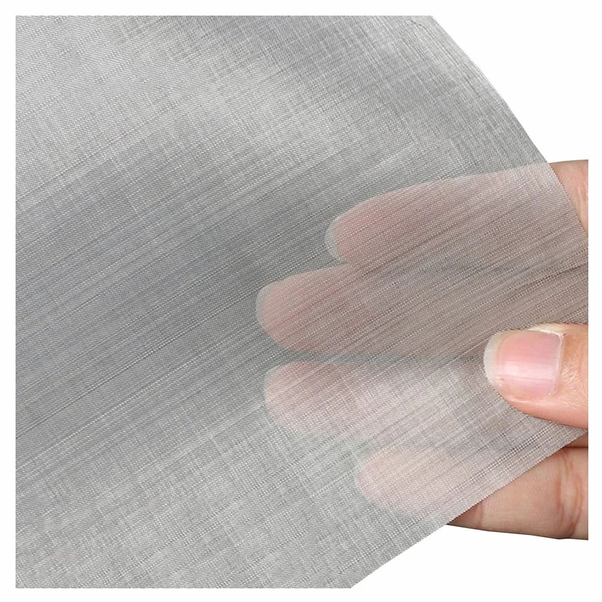 100 Mesh Rete Metallica Tessuta, Maglia Fine, Maglia di Sfiato dell'Aria in Acciaio Inox 304, Rete Filtrante Panno di Filtrazione per Casa, Cucina (Color : Silver, Size : 1x3m)